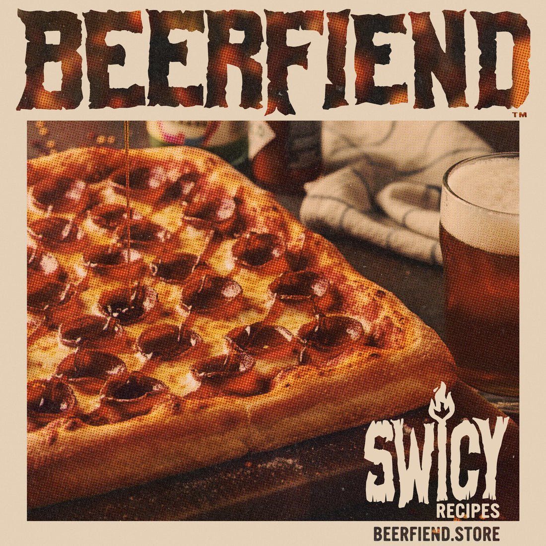 Hot Honey Pepperoni Pizza (Sicilian Style)