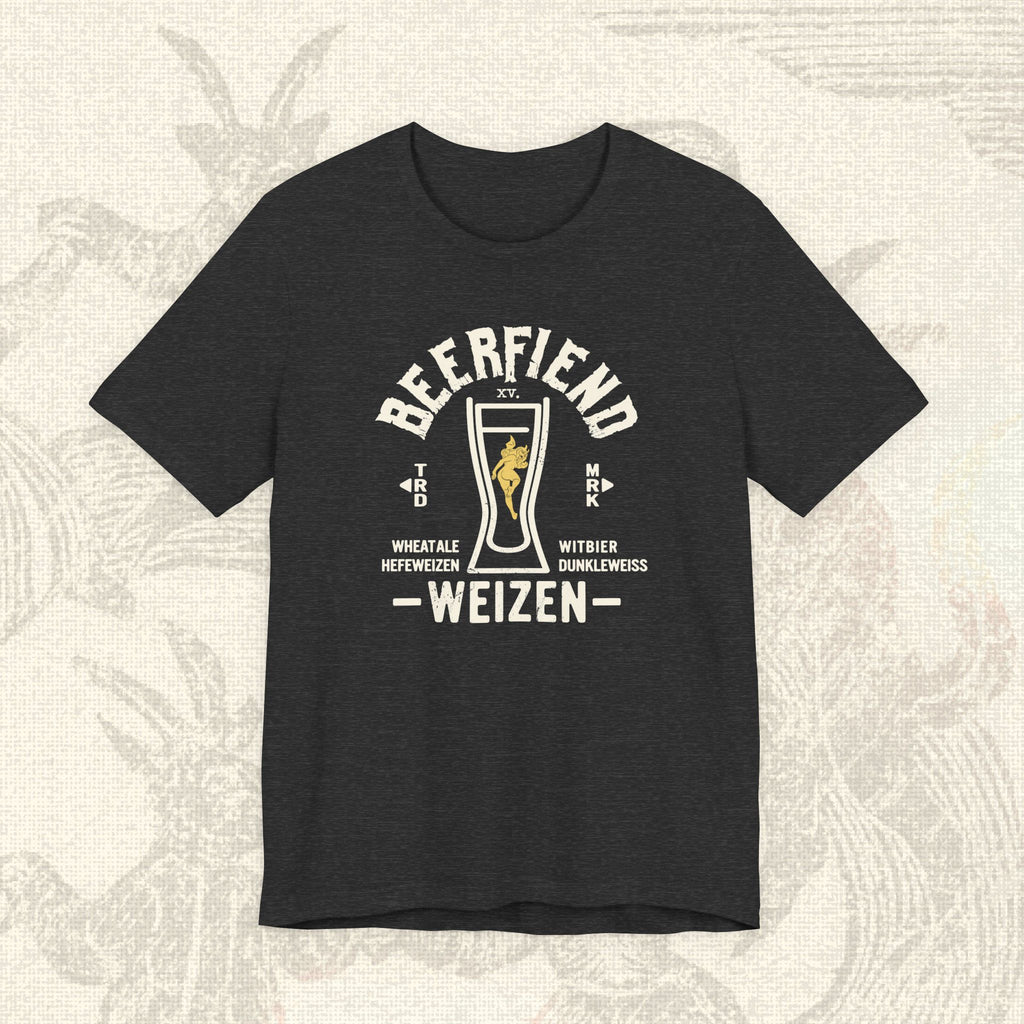 Beerfiend WEIZEN Glass Tee | Hefeweizen & Wheat Beer Style Shirt