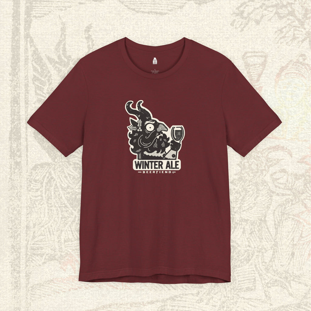 Beerfiend "Winter Ale" Krampus Tee | Seasonal Craft Beer T-Shirt