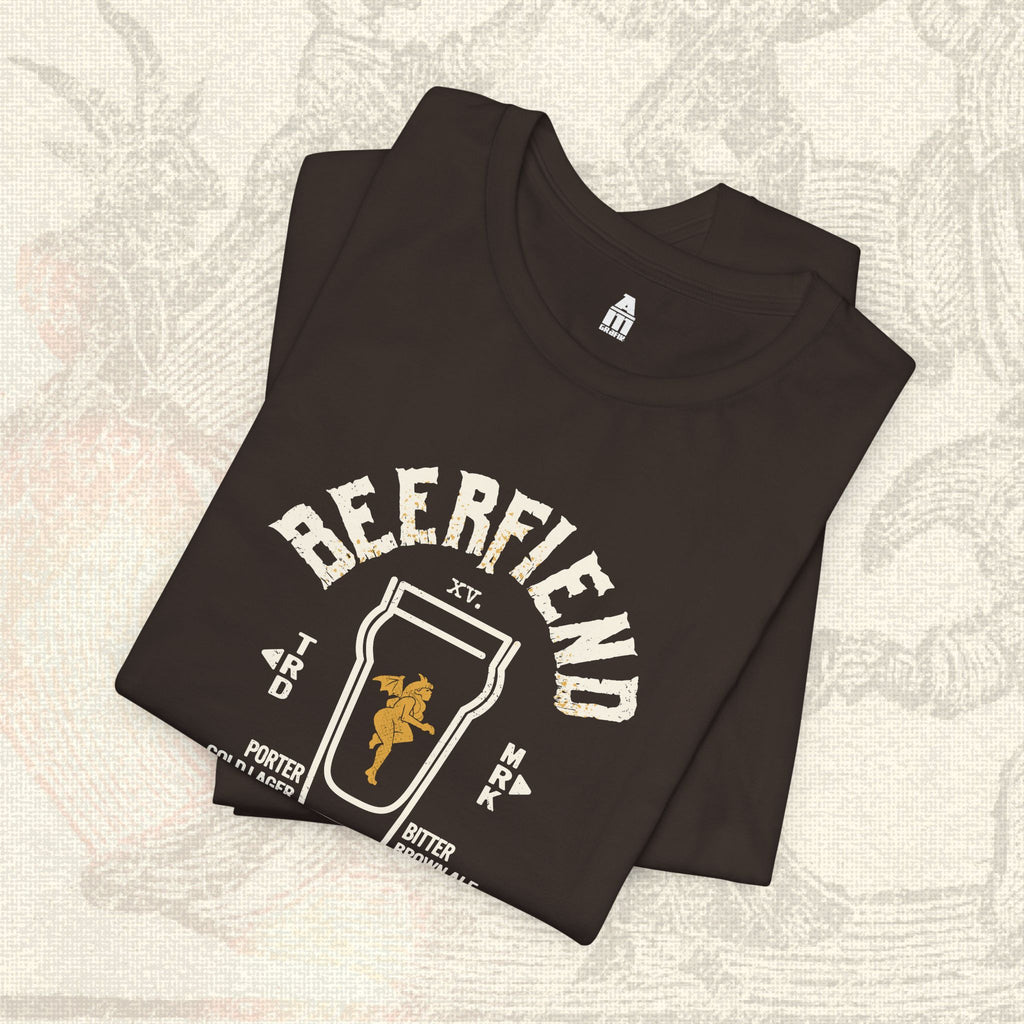 Beerfiend NONIC Pint Glass Tee | Classic UK Pub Style Beer Shirt