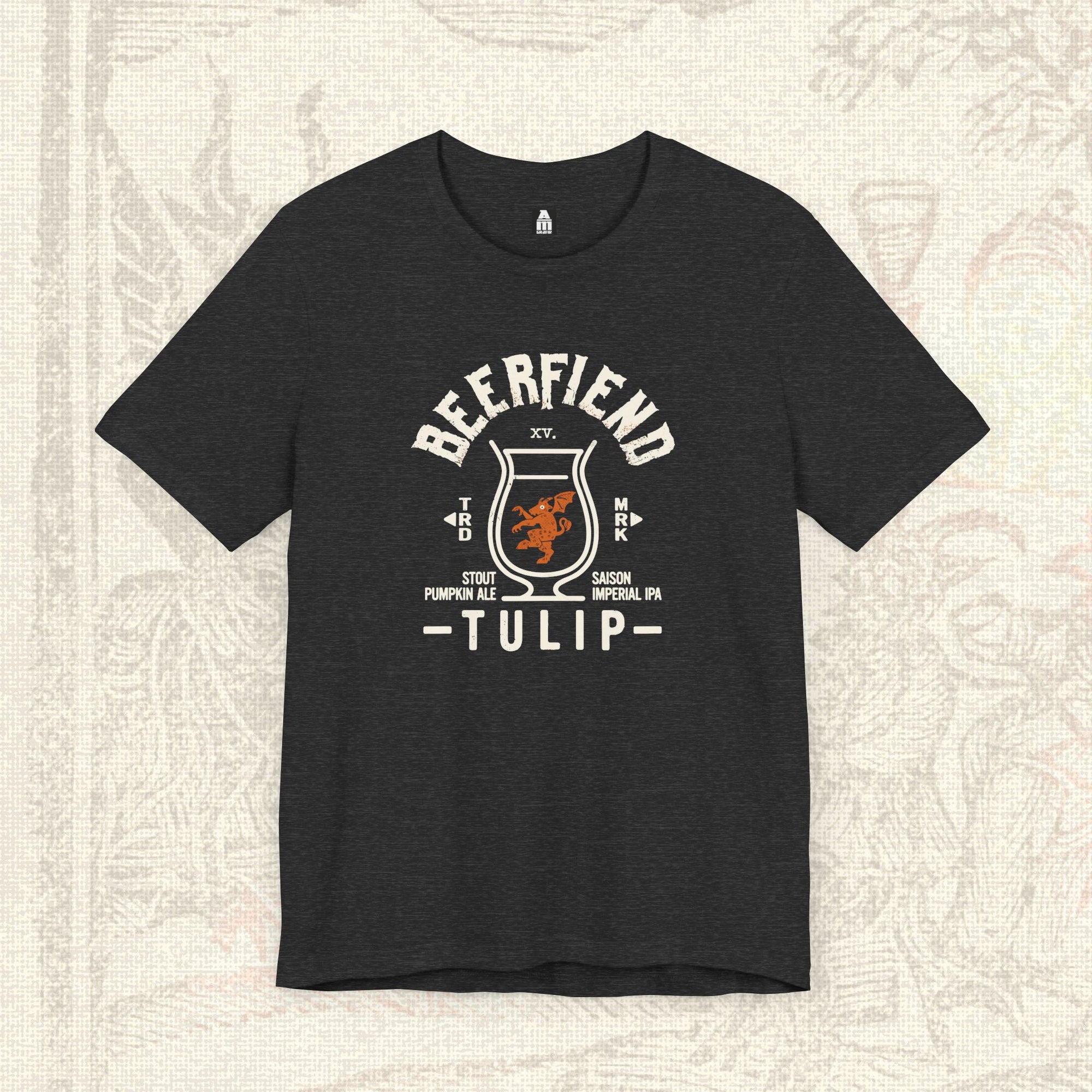 Beerfiend TULIP Glass Tee | Saison, Stout & Imperial IPA Shirt