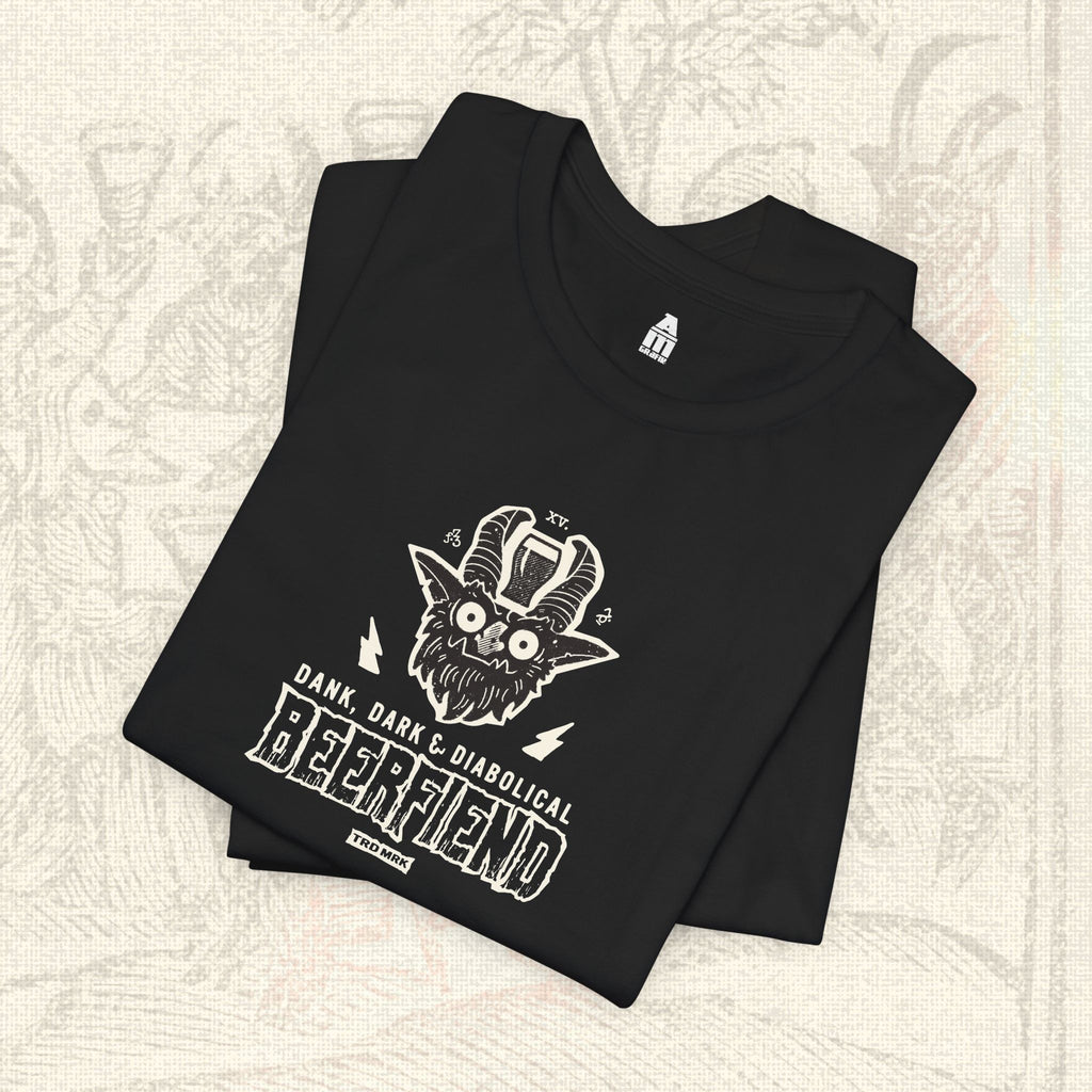 DEMON'S HEAD BEERFIEND TEE/ Dark, Dark, Diabolical Shirt