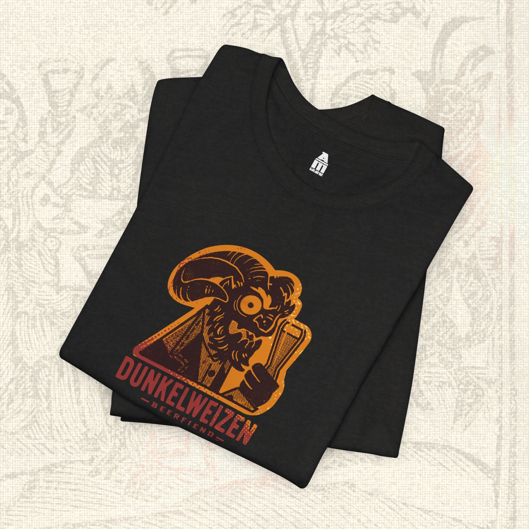 Dunkelweizen Beerfiend T-Shirt | Colour Retro beer tee