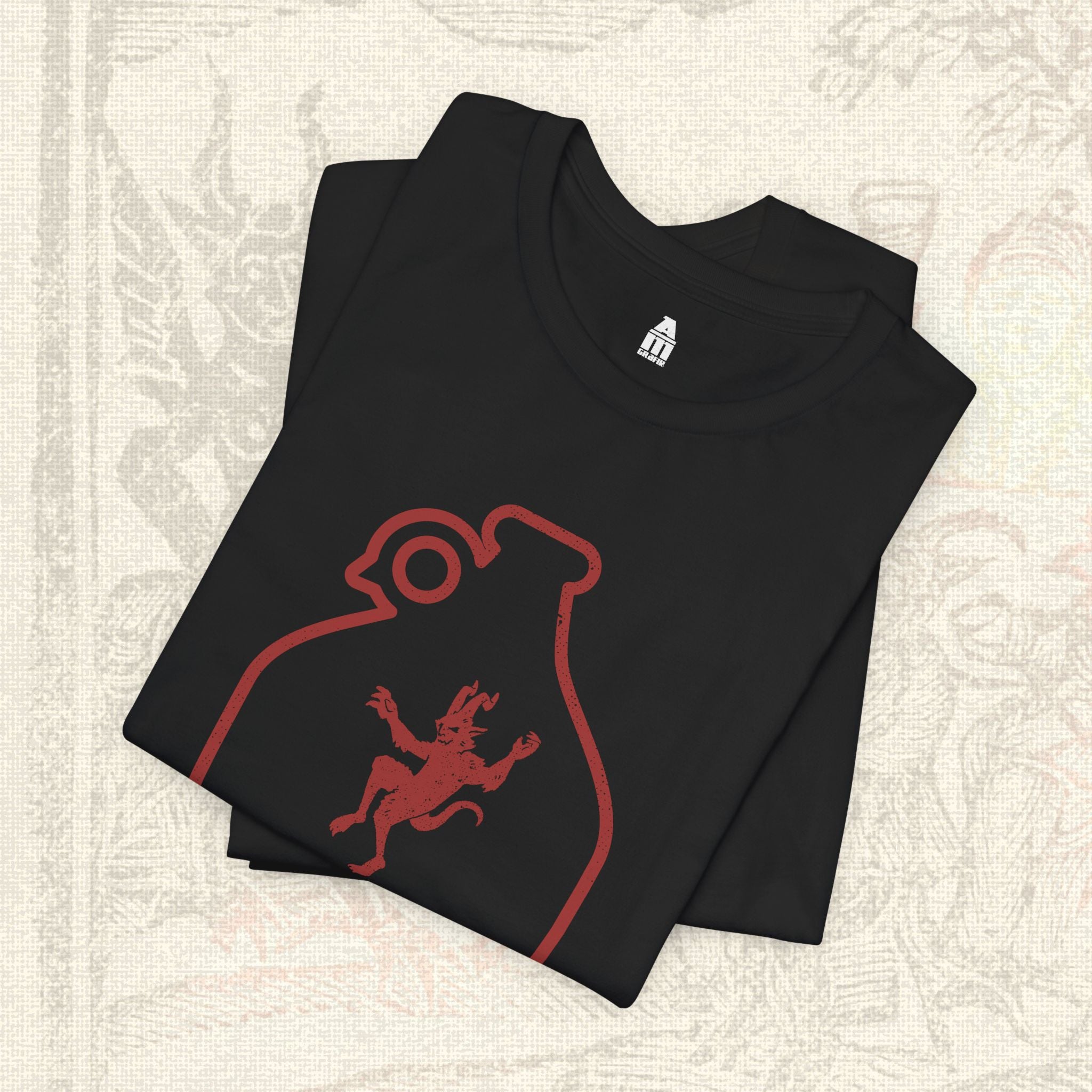 Beerfiend "Growler Series - Red Horned Fiend" Tee | 66.6 fl oz of Trouble T-Shirt