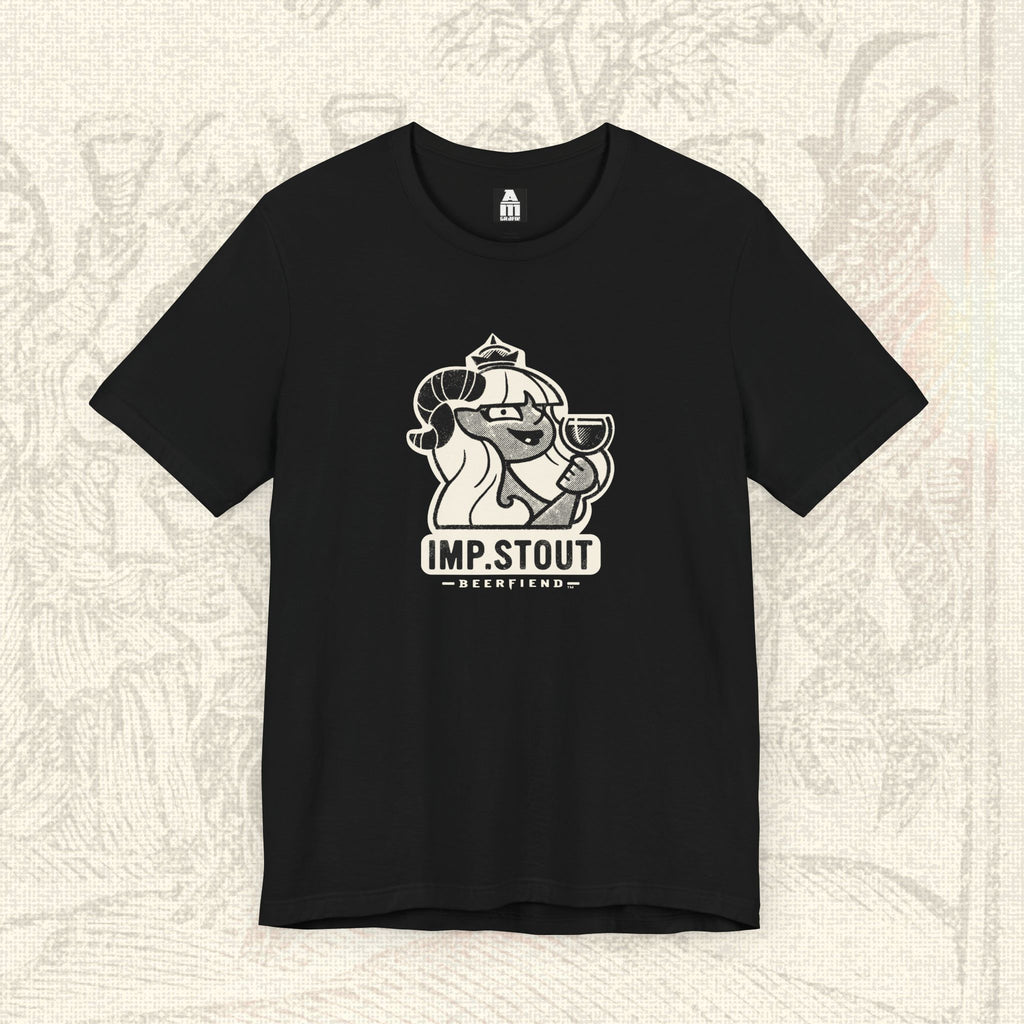 Beerfiend “Imp. Stout” Demon Tee – Imperial Stout pub shirt