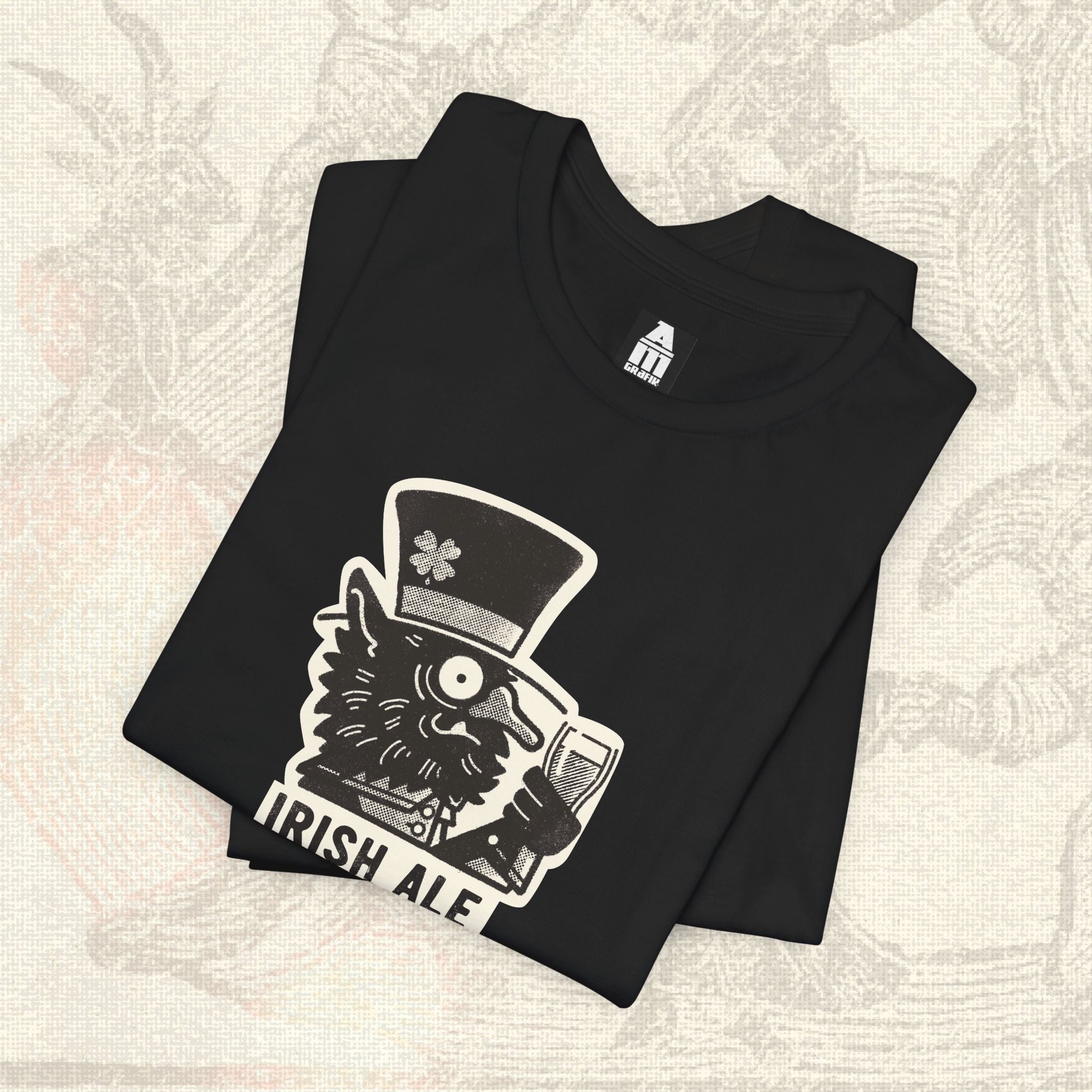 Irish Ale Beerfiend T-Shirt  | Retro graphic beer style tee