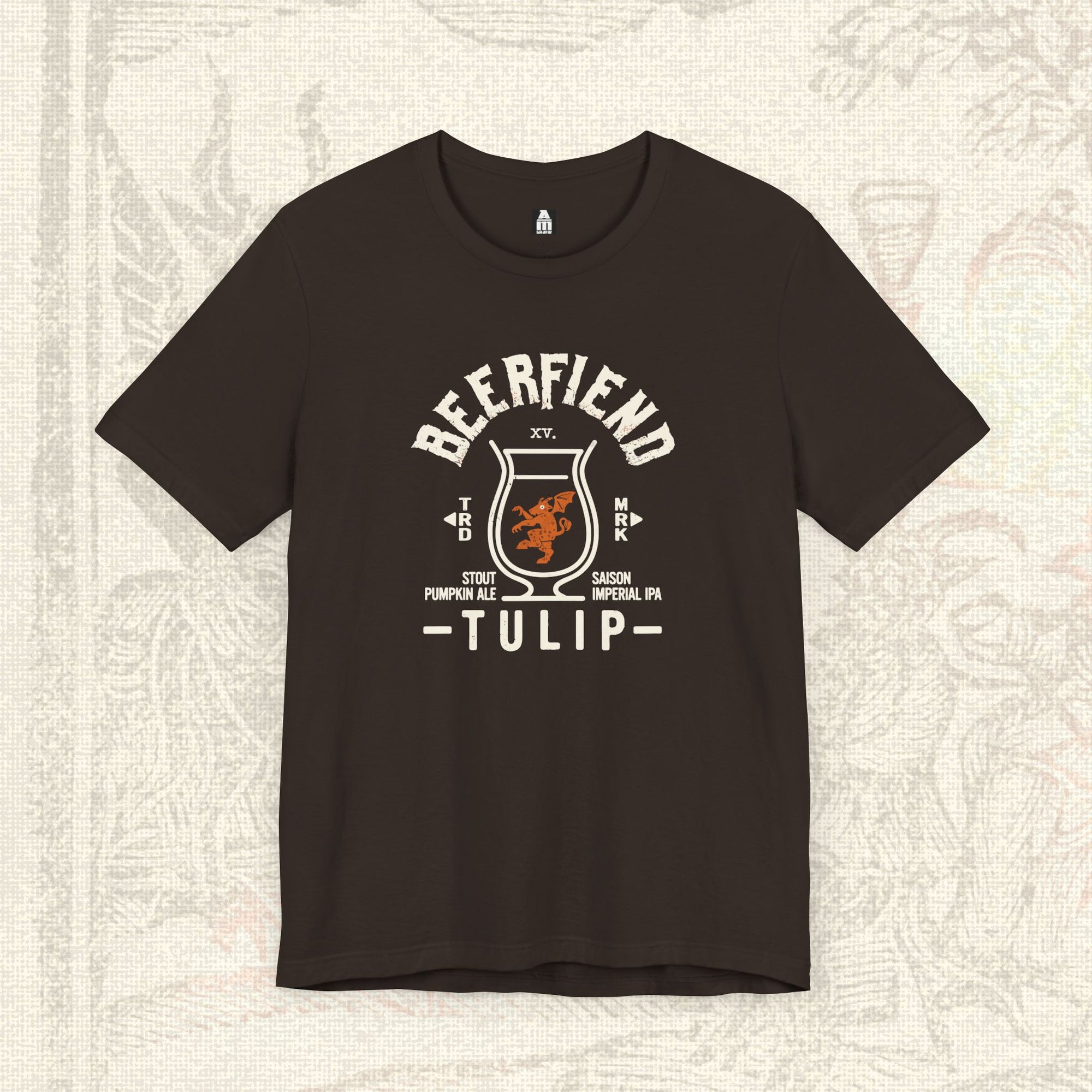 Beerfiend TULIP Glass Tee | Saison, Stout & Imperial IPA Shirt