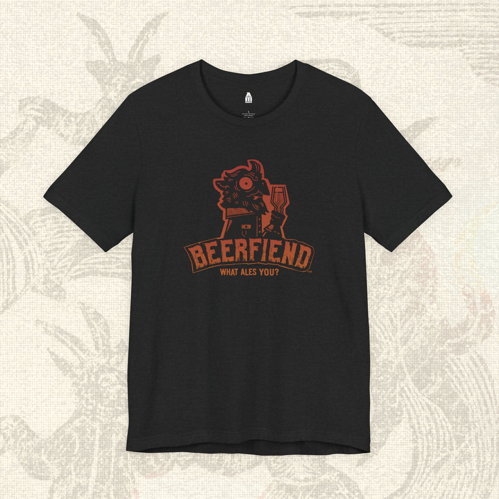Beerfiend "What Ales You?" Demon Tee | Vintage pub style shirt