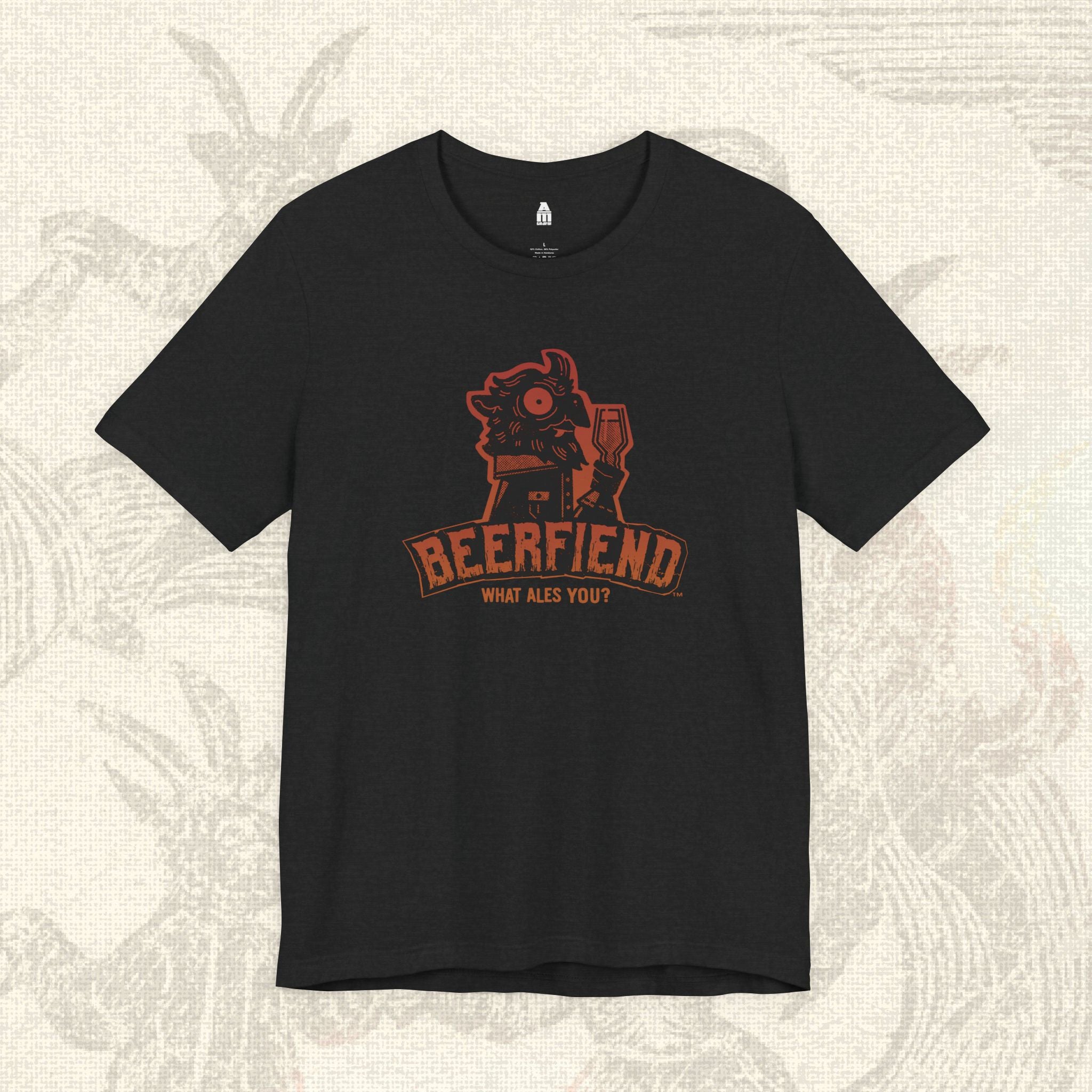 Beerfiend "What Ales You?" Demon Tee | Vintage pub style shirt