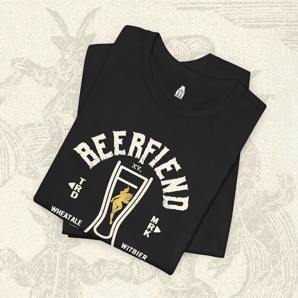 Beerfiend WEIZEN Glass Tee | Hefeweizen & Wheat Beer Style Shirt