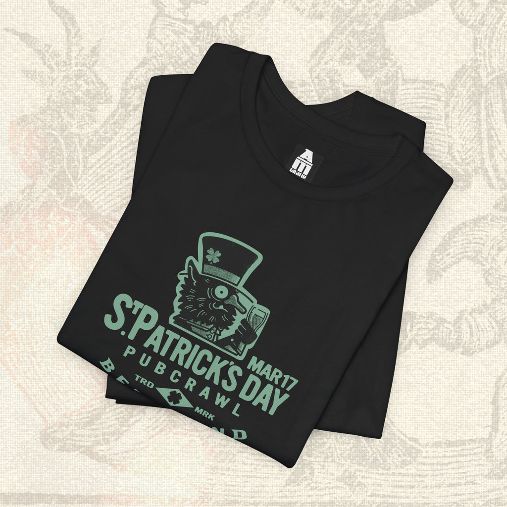 St.Patricks Day Pubcrawl Beerfiend t-shirt | Irish craft brewery style tee