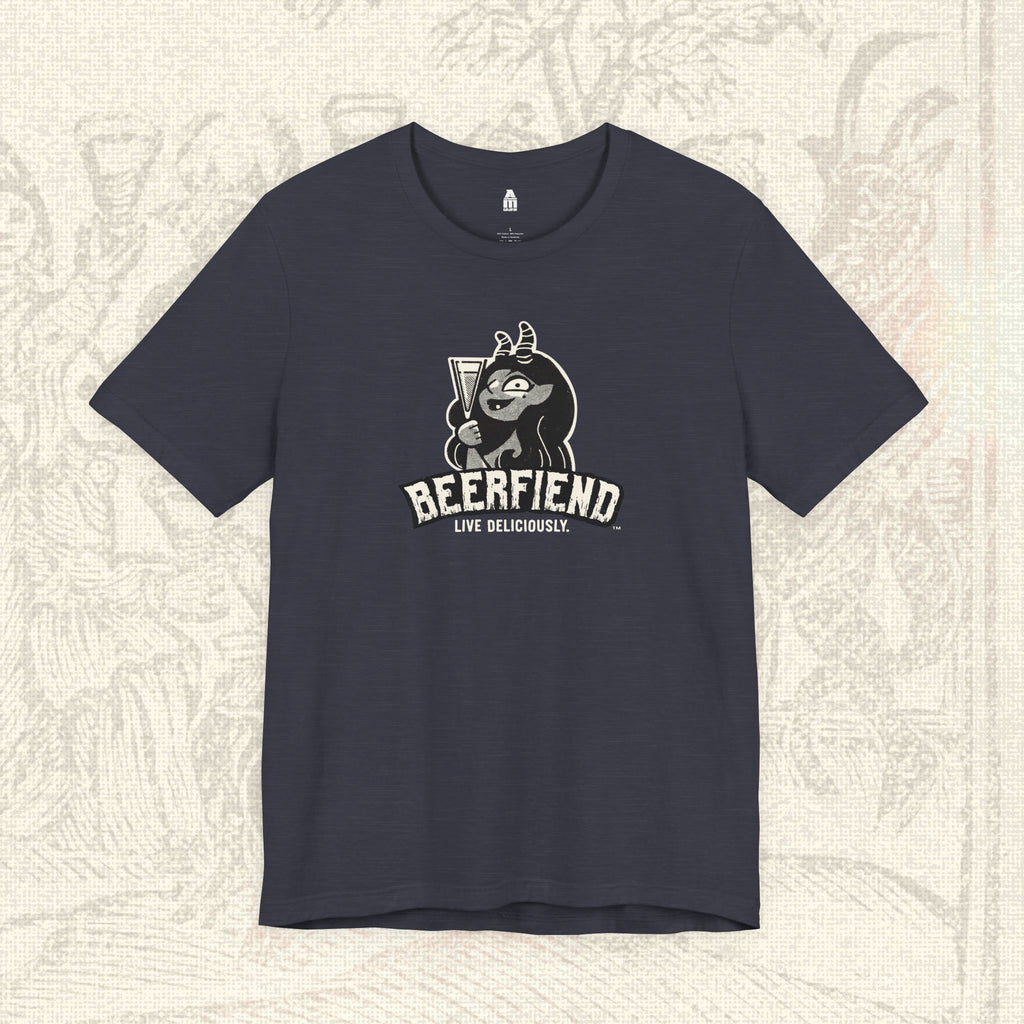"Live Deliciously" Beerfiend Tee | Craft Beer graphic t-shirt