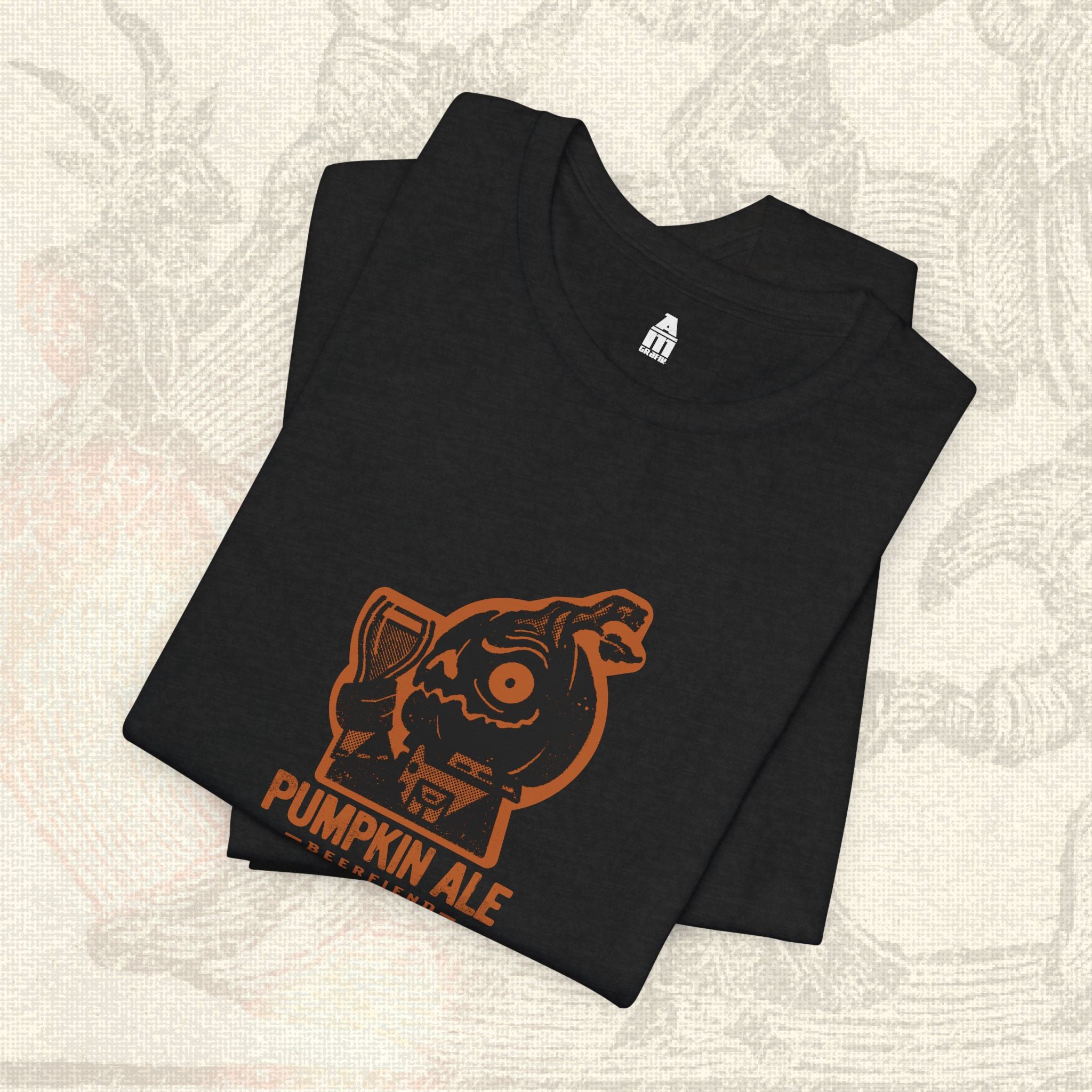 Pumpkin Ale Jack'O'Lantern Tee | Beerfiend Halloween themed graphic T-shirt