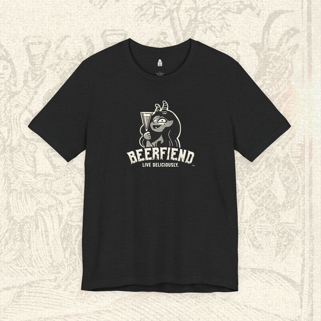 "Live Deliciously" Beerfiend Tee | Craft Beer graphic t-shirt