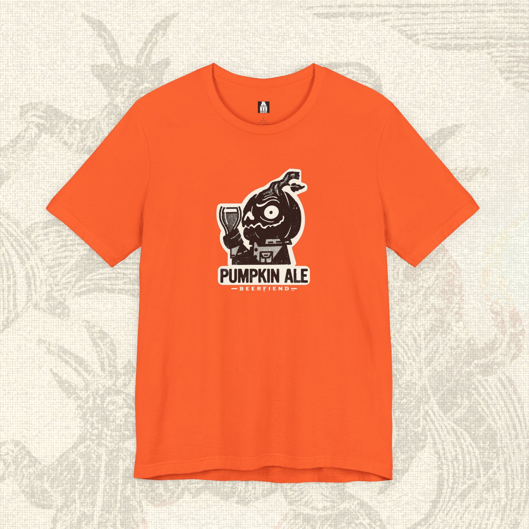Pumpkin Ale Jack'O'Lantern T-shirt | Beerfiend Halloween themed graphic Tee