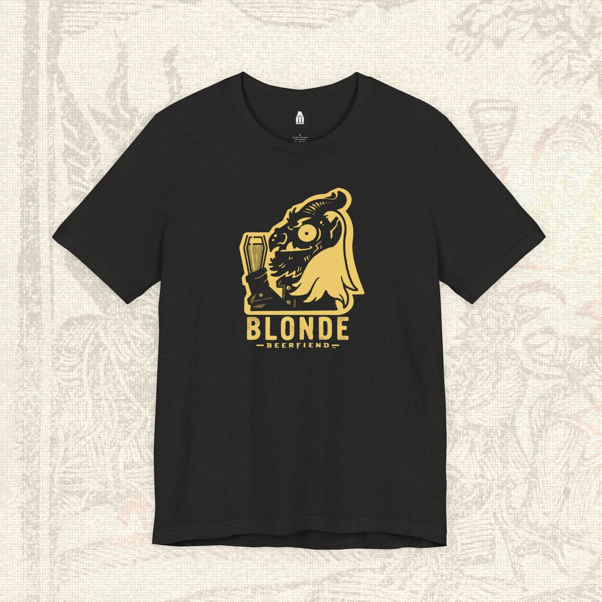 Beerfiend “Blonde” Tee | Retro Ale Lover Shirt