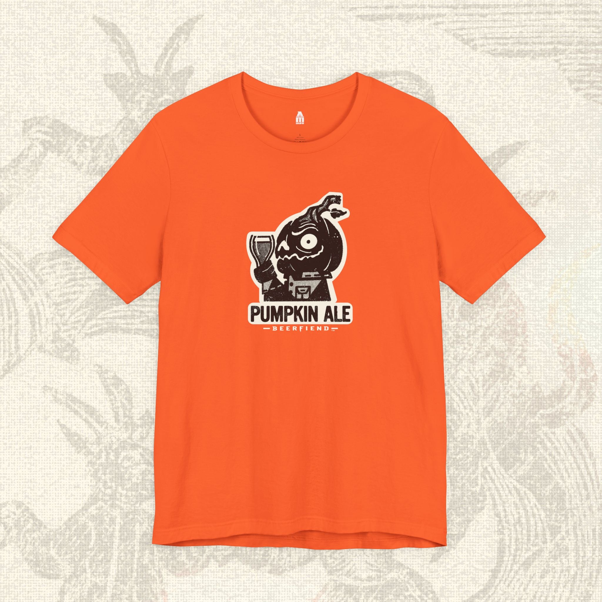 Pumpkin Ale Jack'O'Lantern T-shirt | Beerfiend Halloween themed graphic Tee
