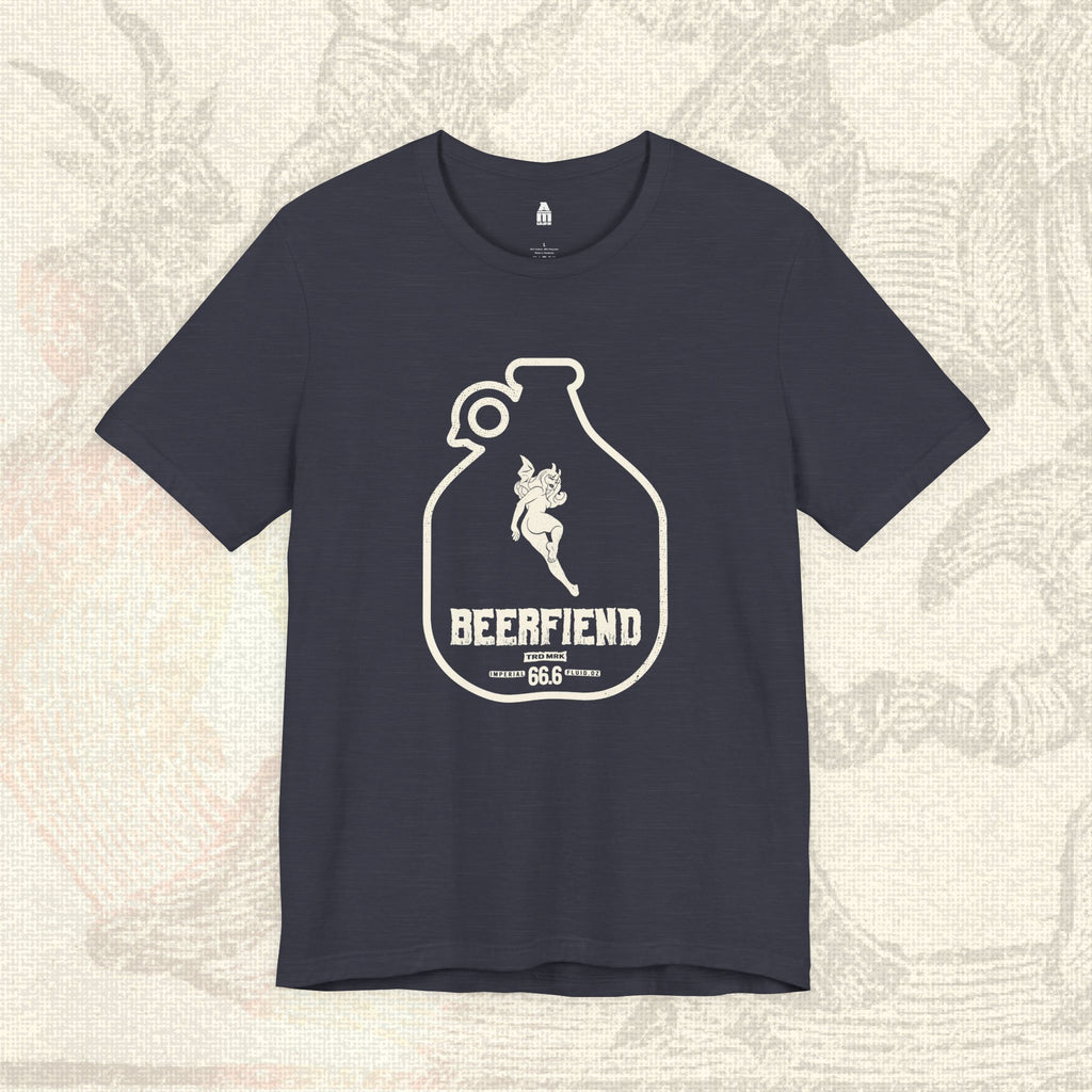 Beerfiend “Growler Series – Cheeky Pale Devil” Tee | 66.6 fl oz of Mischief