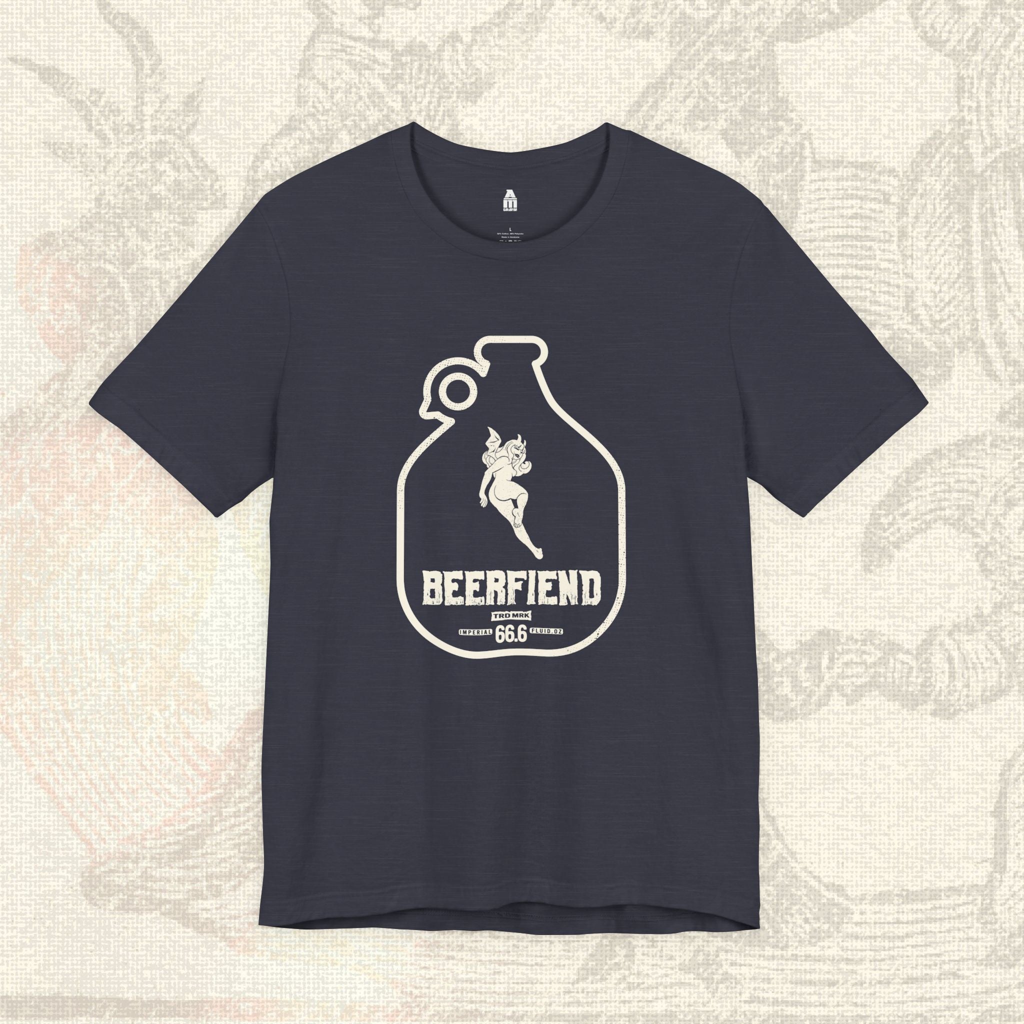 Beerfiend “Growler Series – Cheeky Pale Devil” Tee | 66.6 fl oz of Mischief