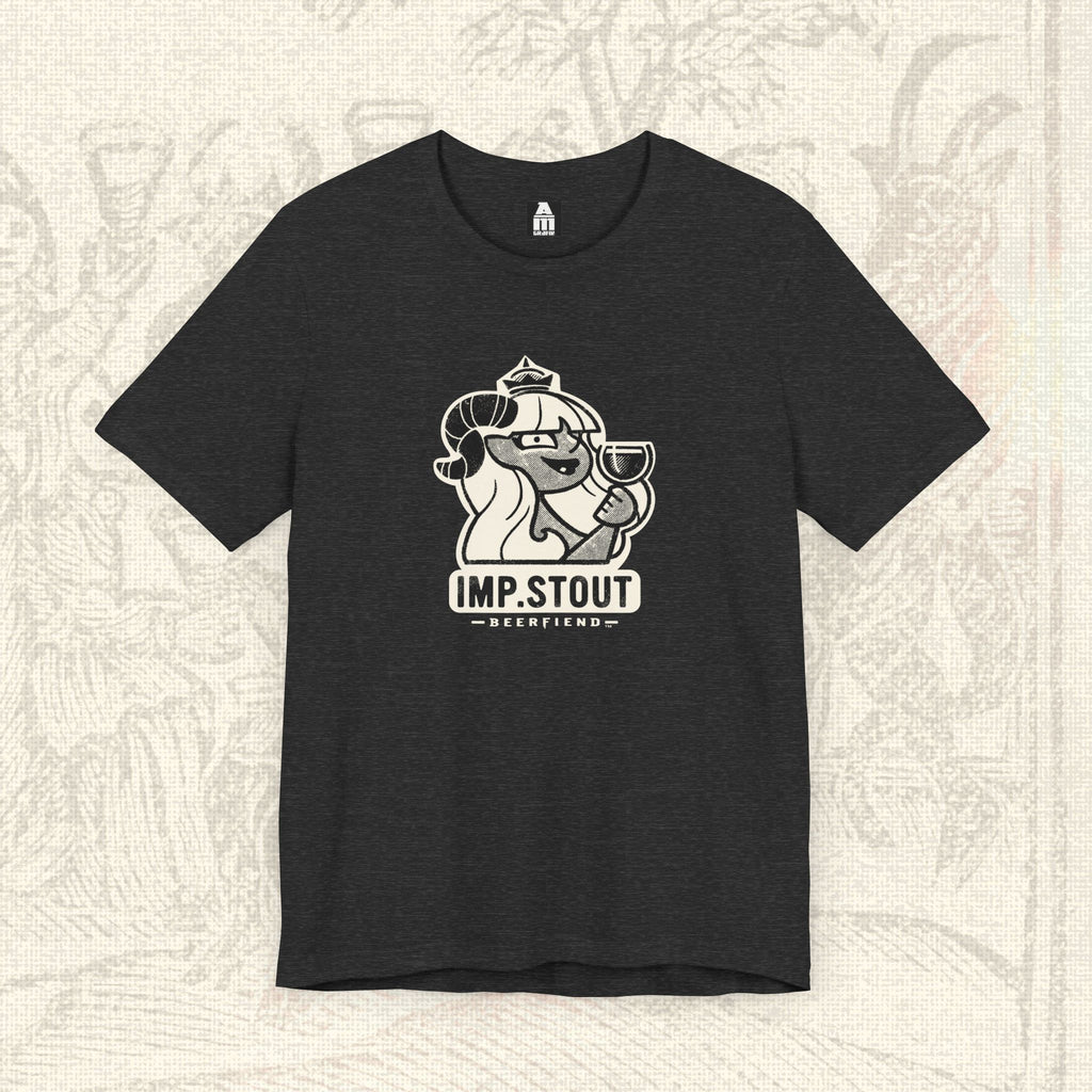 Beerfiend “Imp. Stout” Demon Tee – Imperial Stout pub shirt