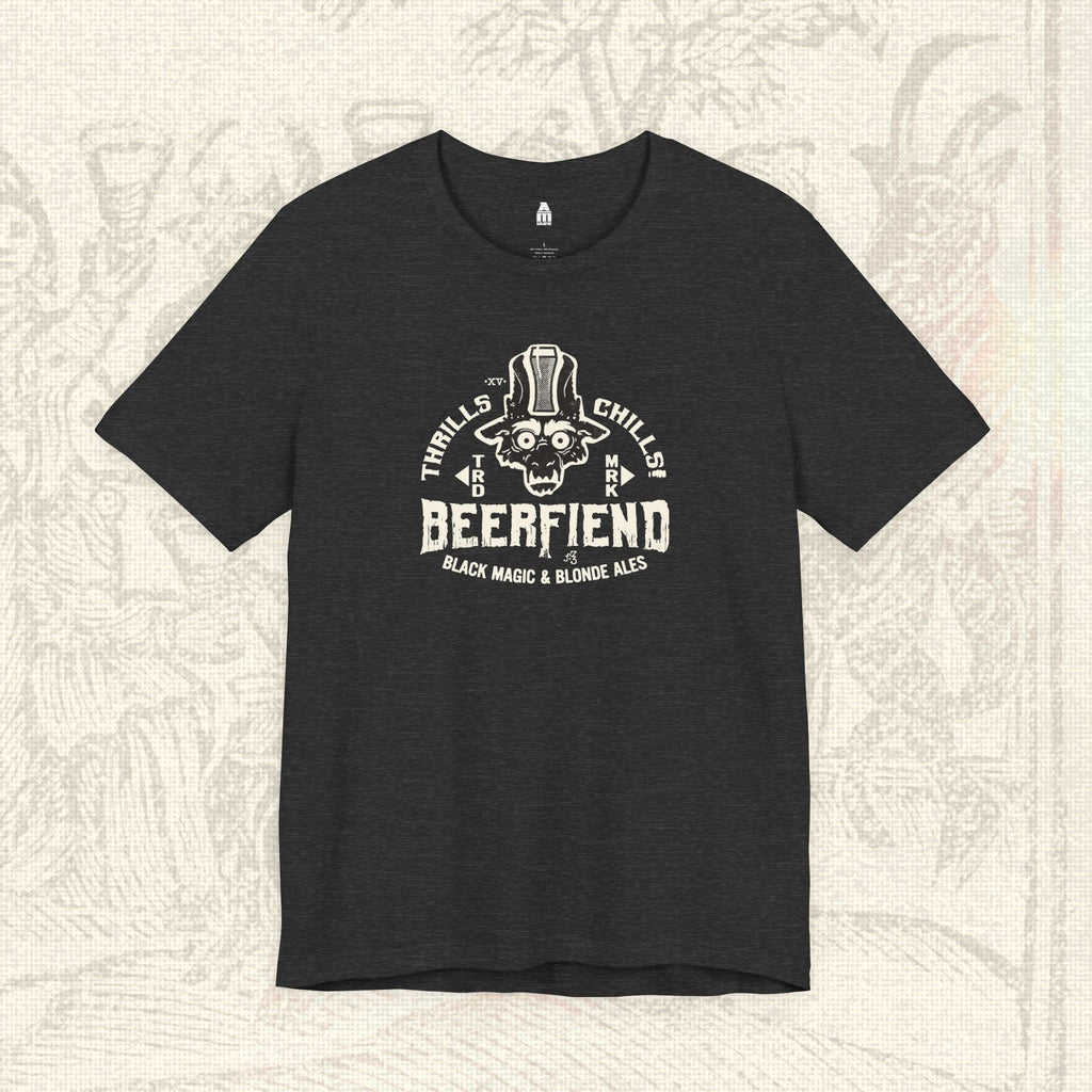 DEMON'S HEAD Beerfiend Tee | Black & Blonde shirt