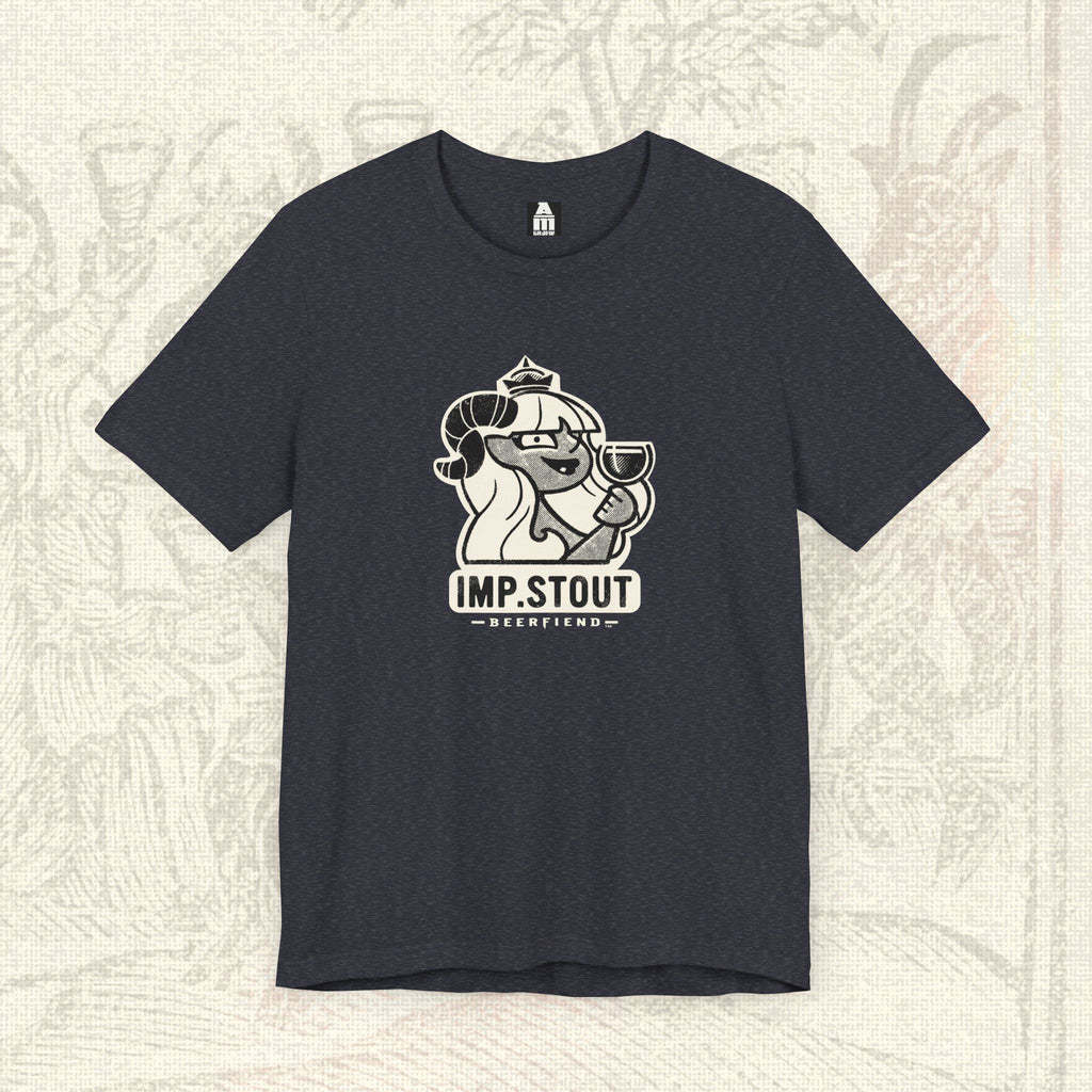 Beerfiend “Imp. Stout” Demon Tee – Imperial Stout pub shirt