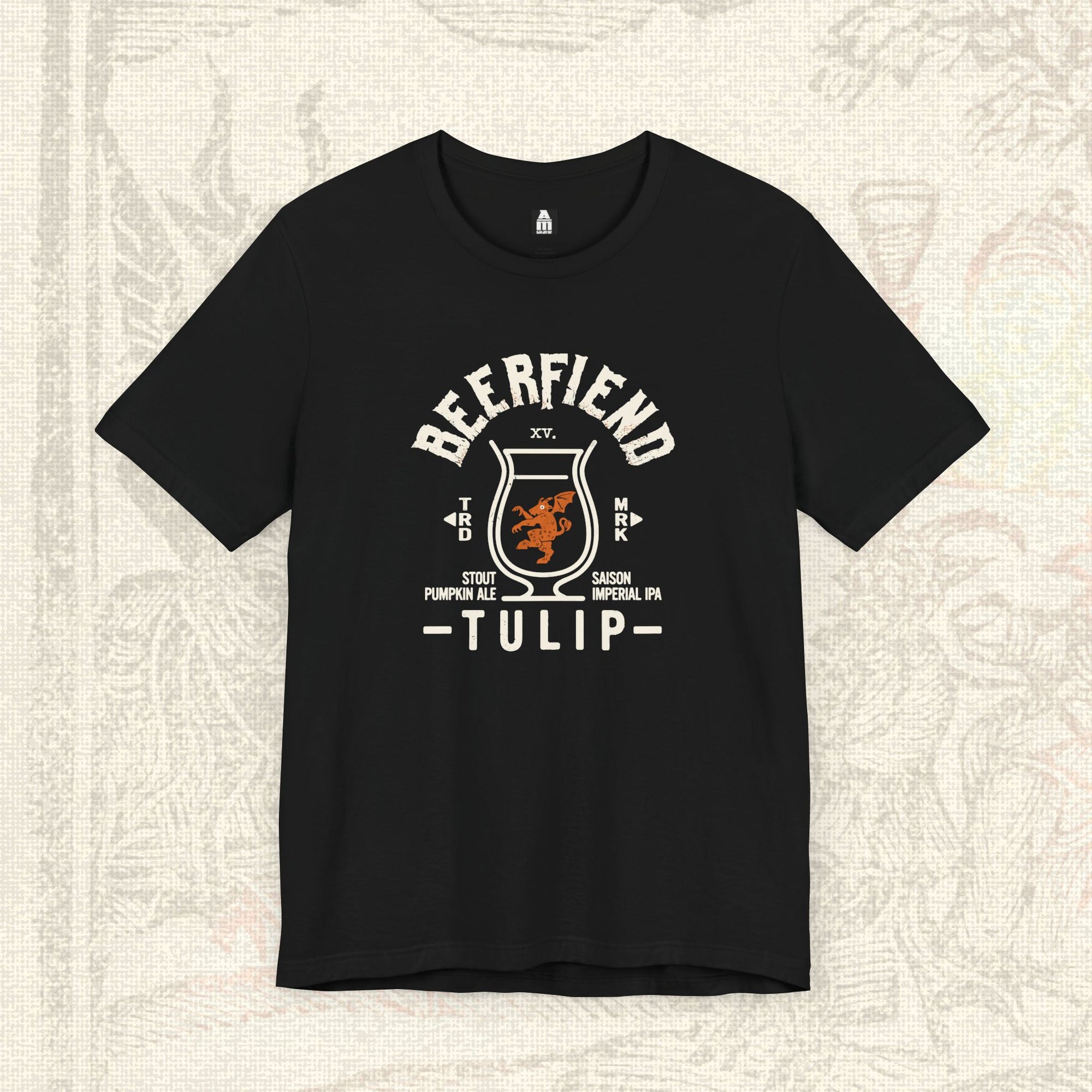Beerfiend TULIP Glass Tee | Saison, Stout & Imperial IPA Shirt