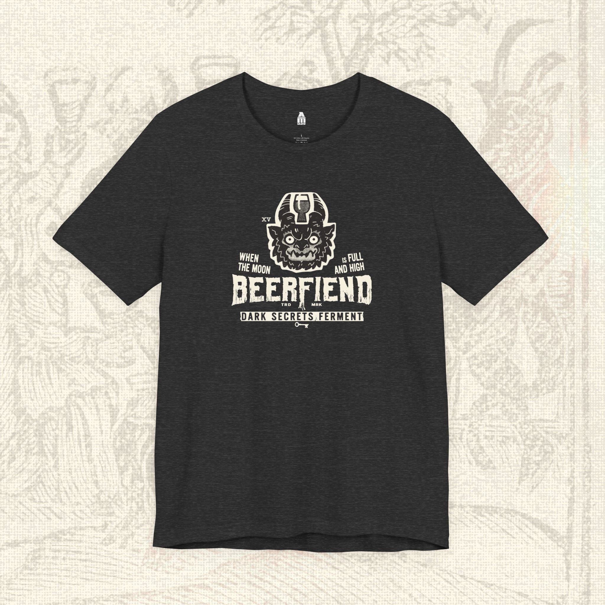 DEMON'S HEAD Beerfiend Tee | Dark Secrets Ferment shirt