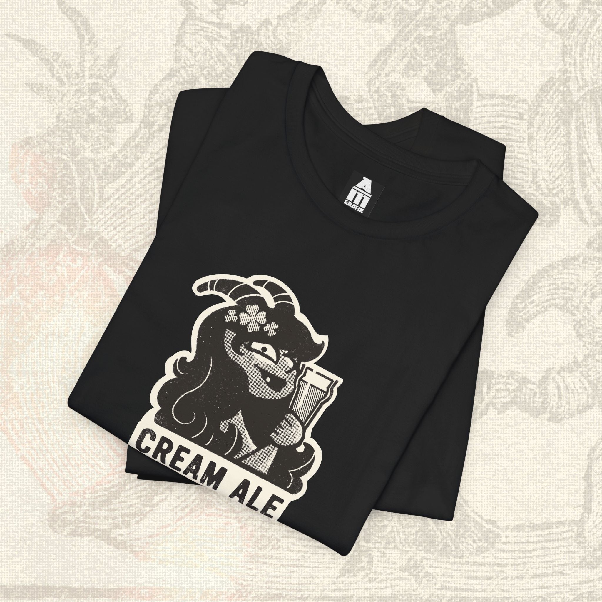 Cream Ale Beerfiend T-Shirt  | Retro Irish beer style tee