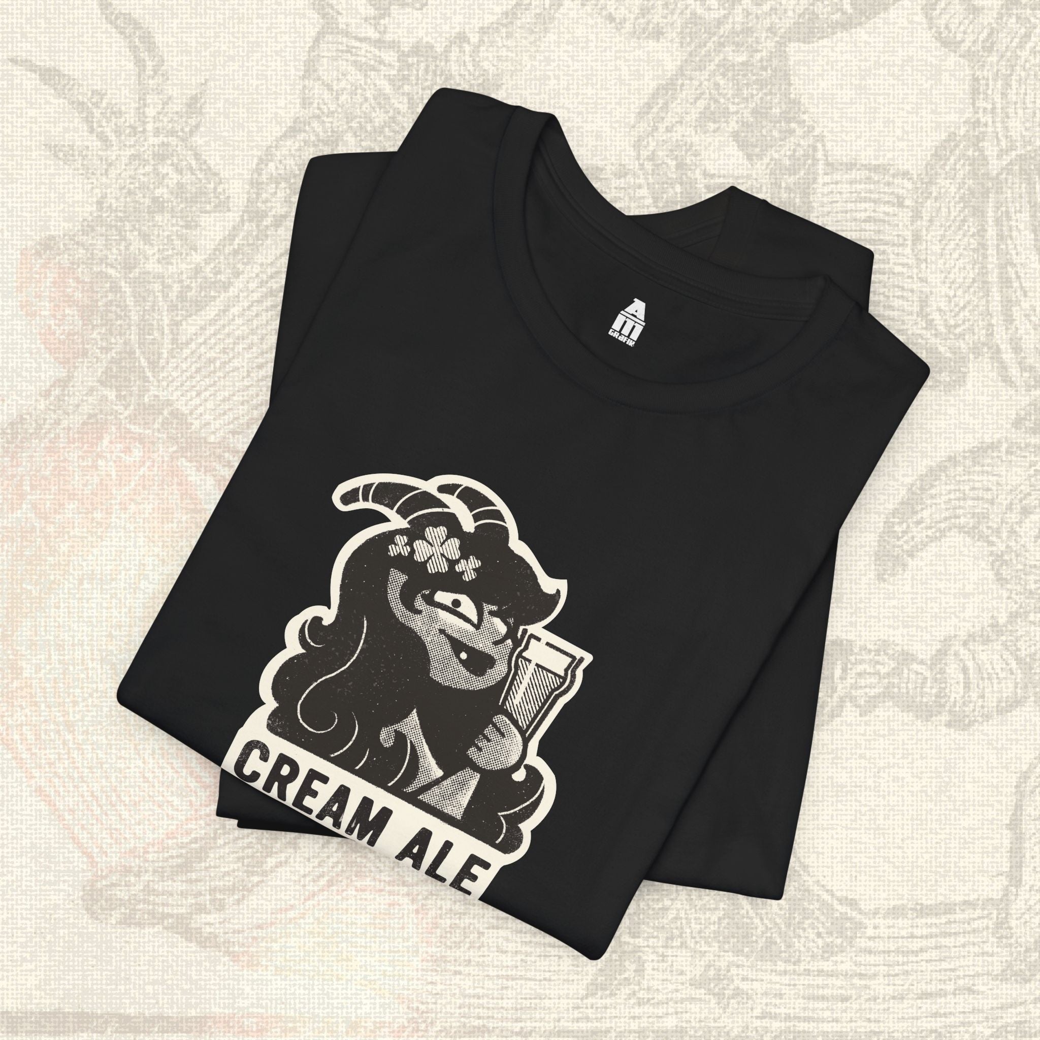 Cream Ale Beerfiend T-Shirt  | Retro Irish beer style tee
