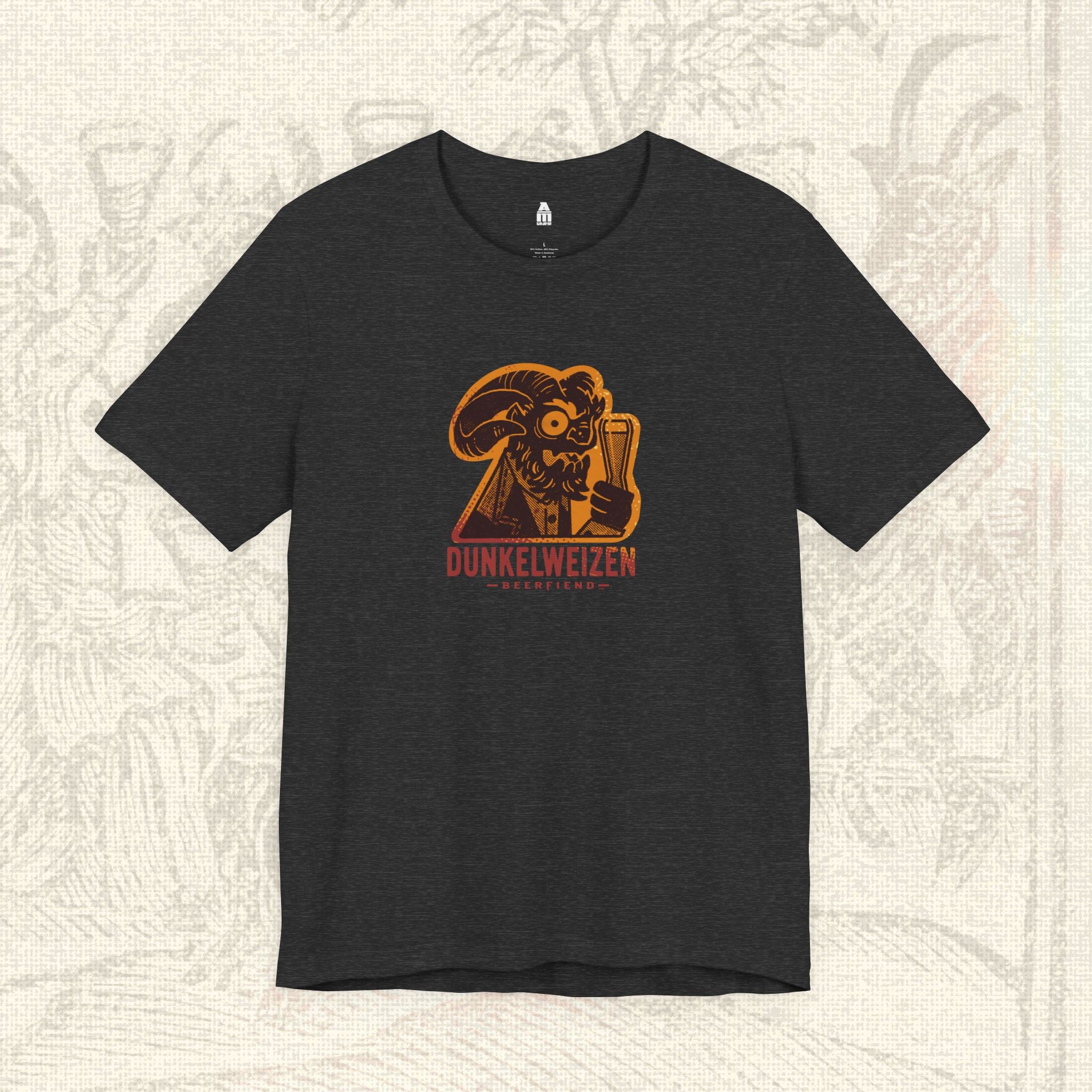 Dunkelweizen Beerfiend T-Shirt | Colour Retro beer tee