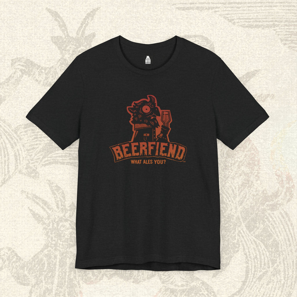 Beerfiend "What Ales You?" Demon Tee | Vintage pub style shirt