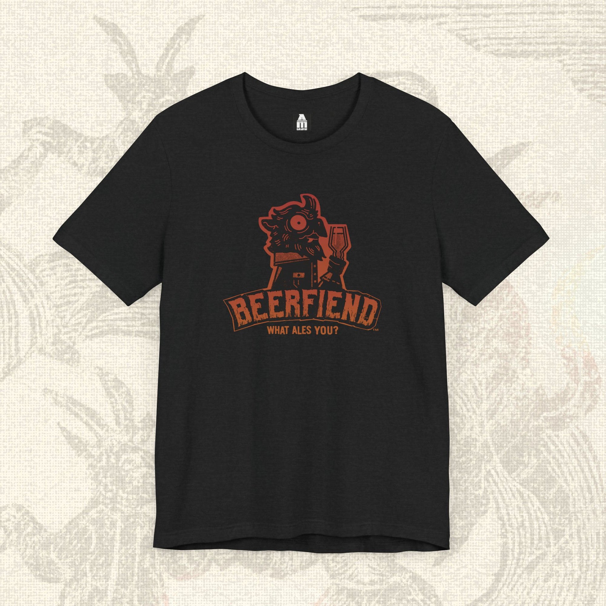 Beerfiend "What Ales You?" Demon Tee | Vintage pub style shirt
