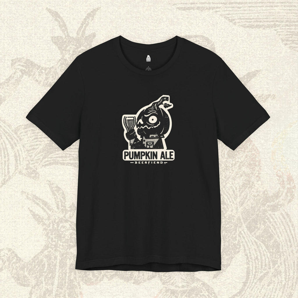 Pumpkin Ale Jack'O'Lantern T-shirt | Beerfiend Halloween themed graphic Tee