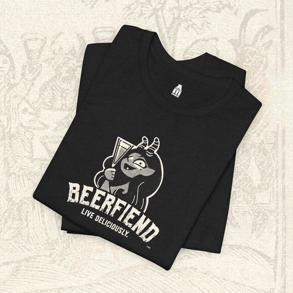 "Live Deliciously" Beerfiend Tee | Craft Beer graphic t-shirt