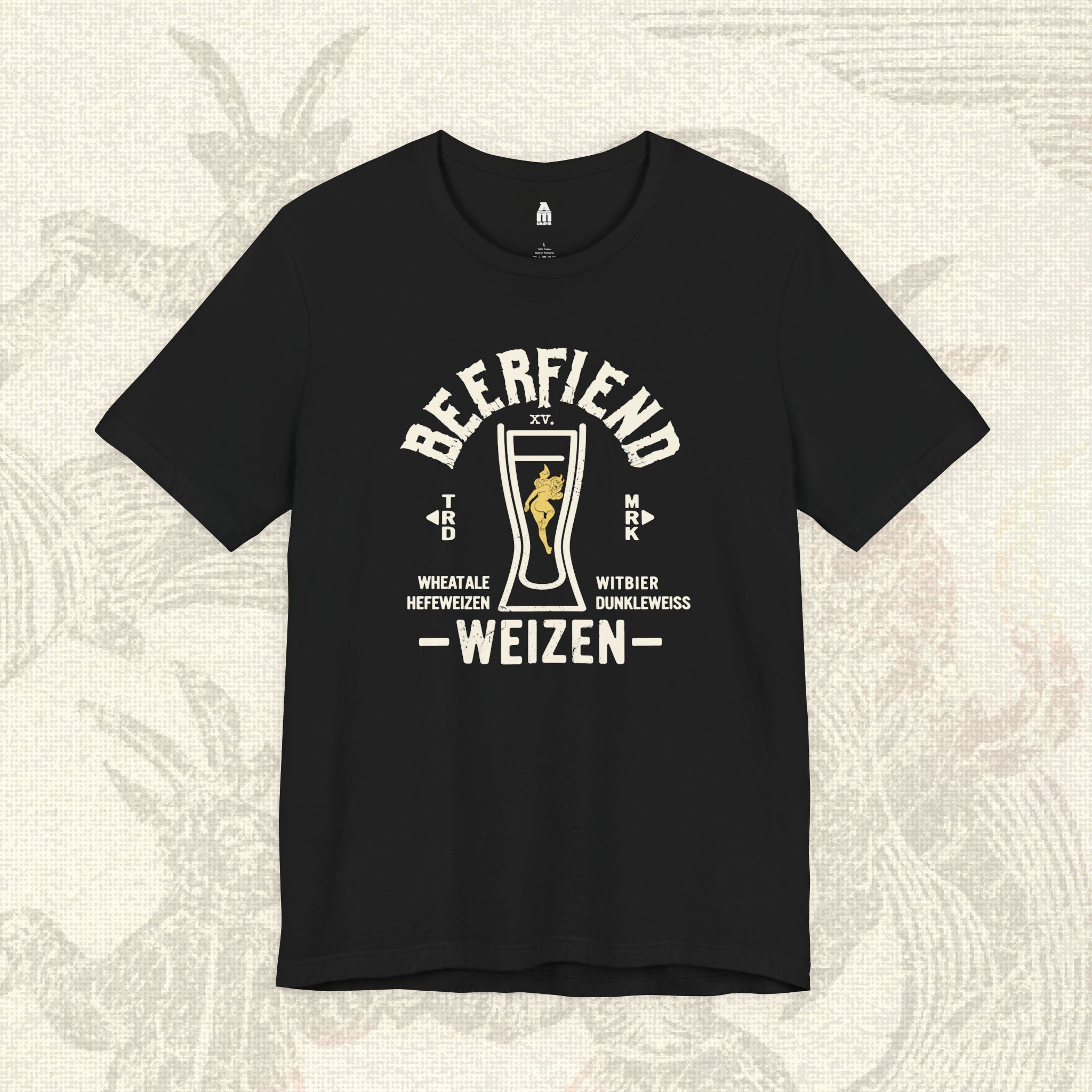 Beerfiend WEIZEN Glass Tee | Hefeweizen & Wheat Beer Style Shirt