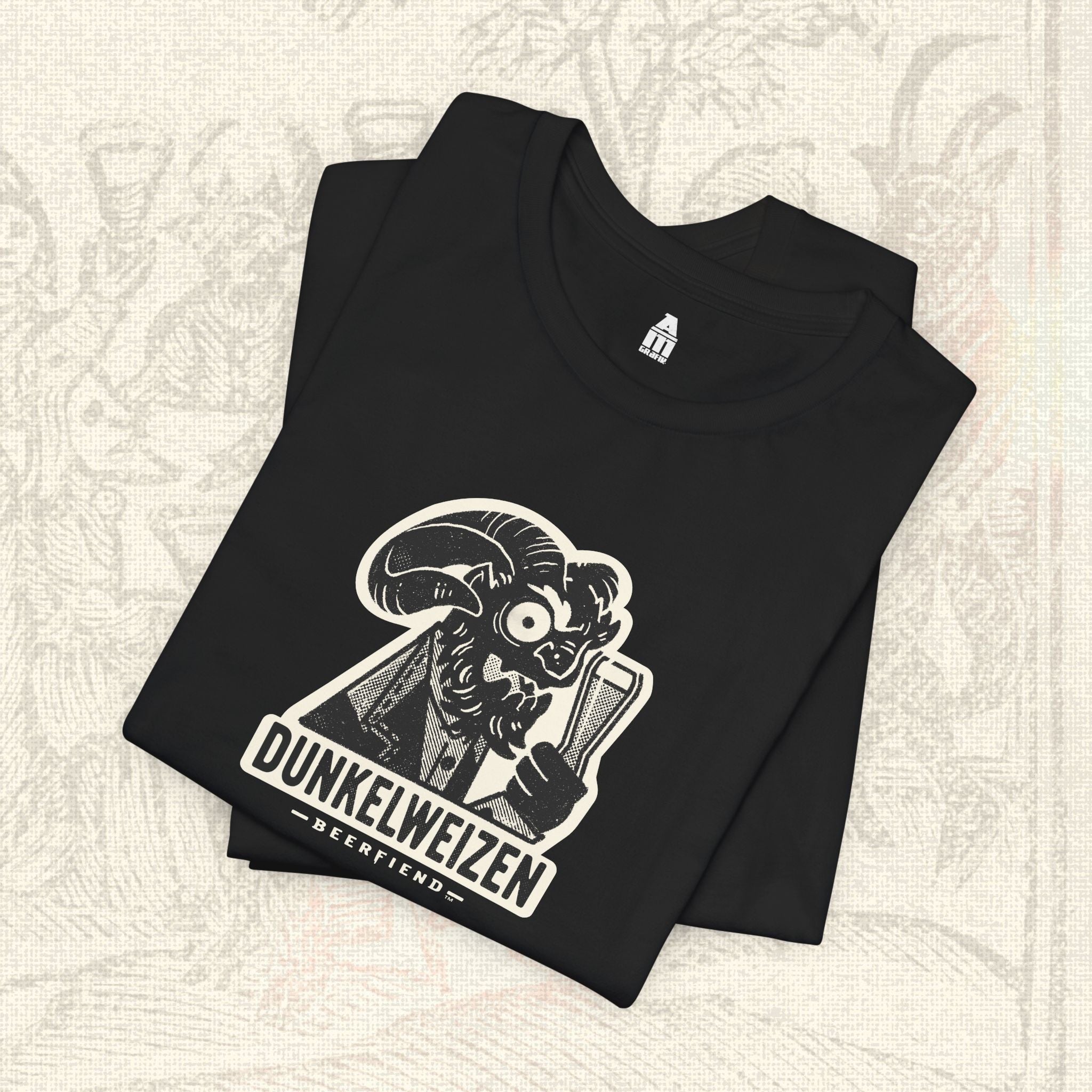 Dunkelweizen Beerfiend T-Shirt | Retro beer lover tee