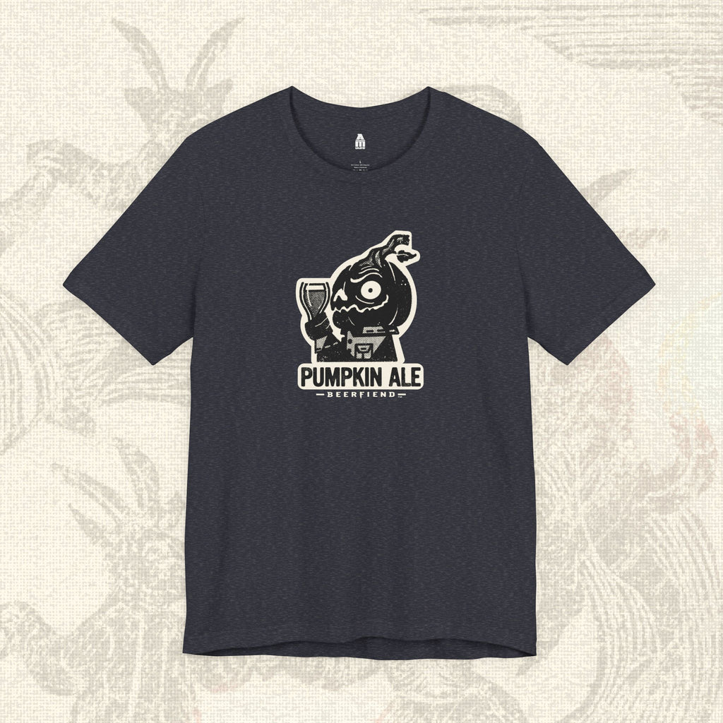 Pumpkin Ale Jack'O'Lantern T-shirt | Beerfiend Halloween themed graphic Tee