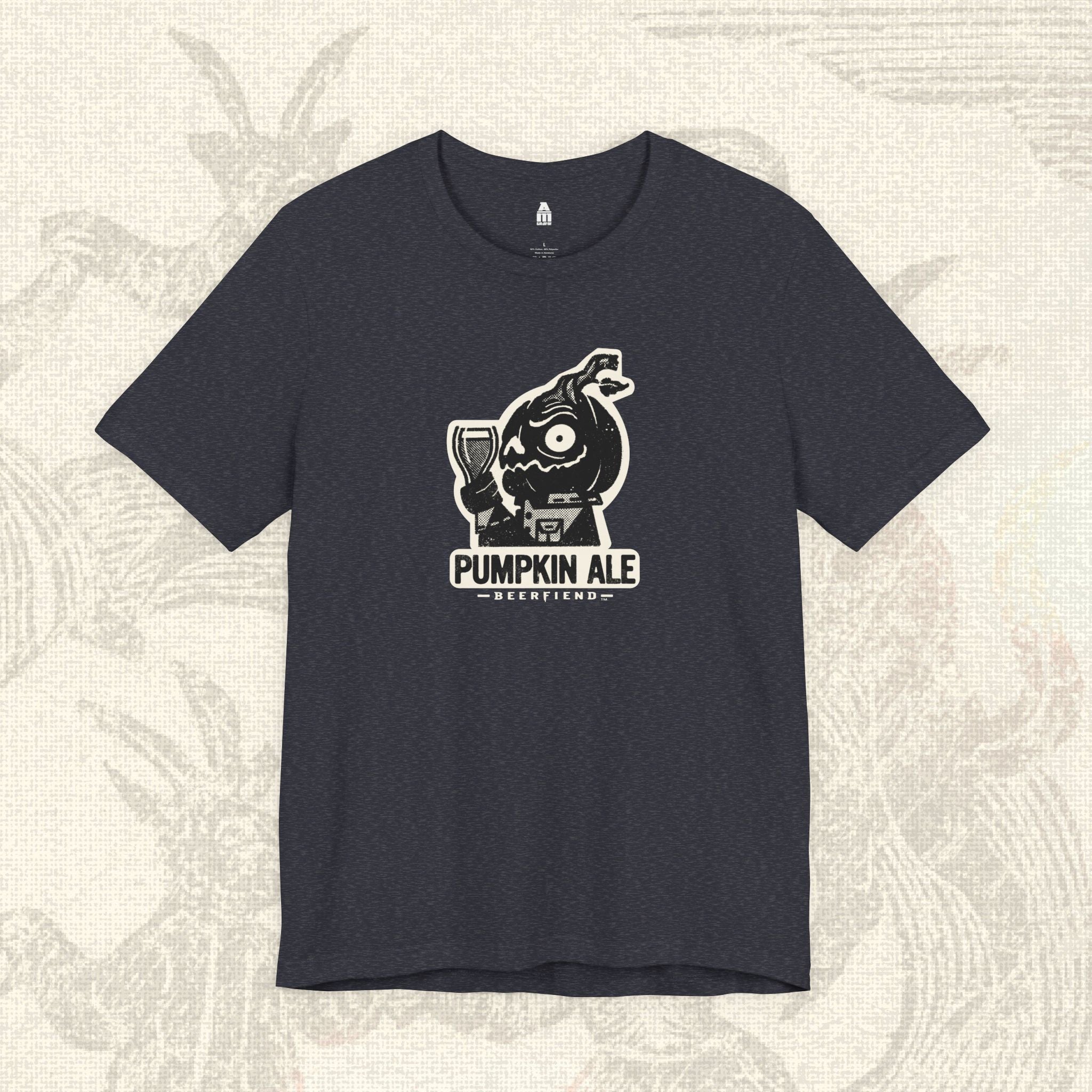 Pumpkin Ale Jack'O'Lantern T-shirt | Beerfiend Halloween themed graphic Tee