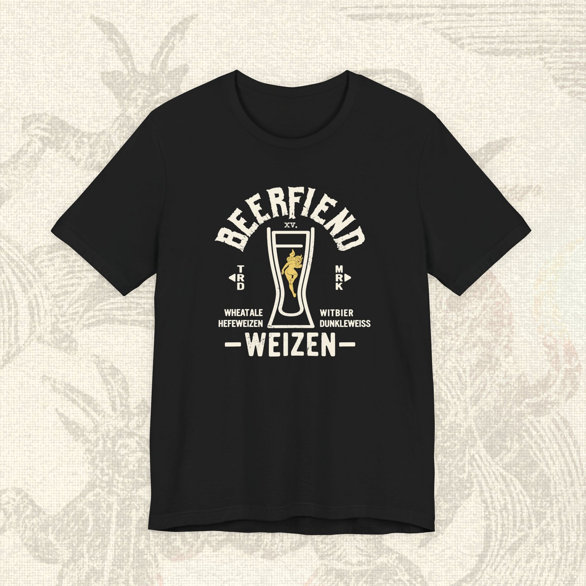 Beerfiend WEIZEN Glass Tee | Hefeweizen & Wheat Beer Style Shirt