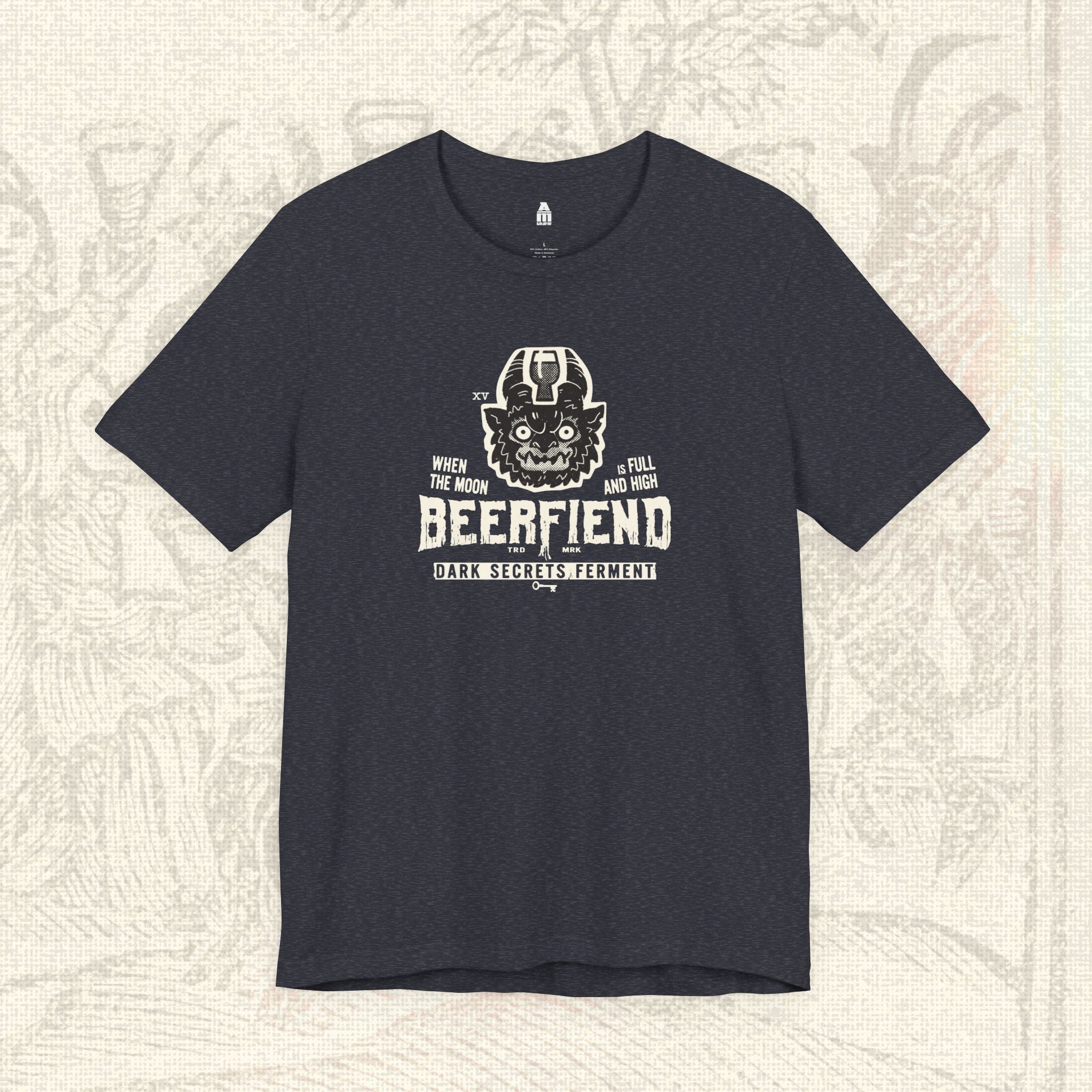 DEMON'S HEAD Beerfiend Tee | Dark Secrets Ferment shirt