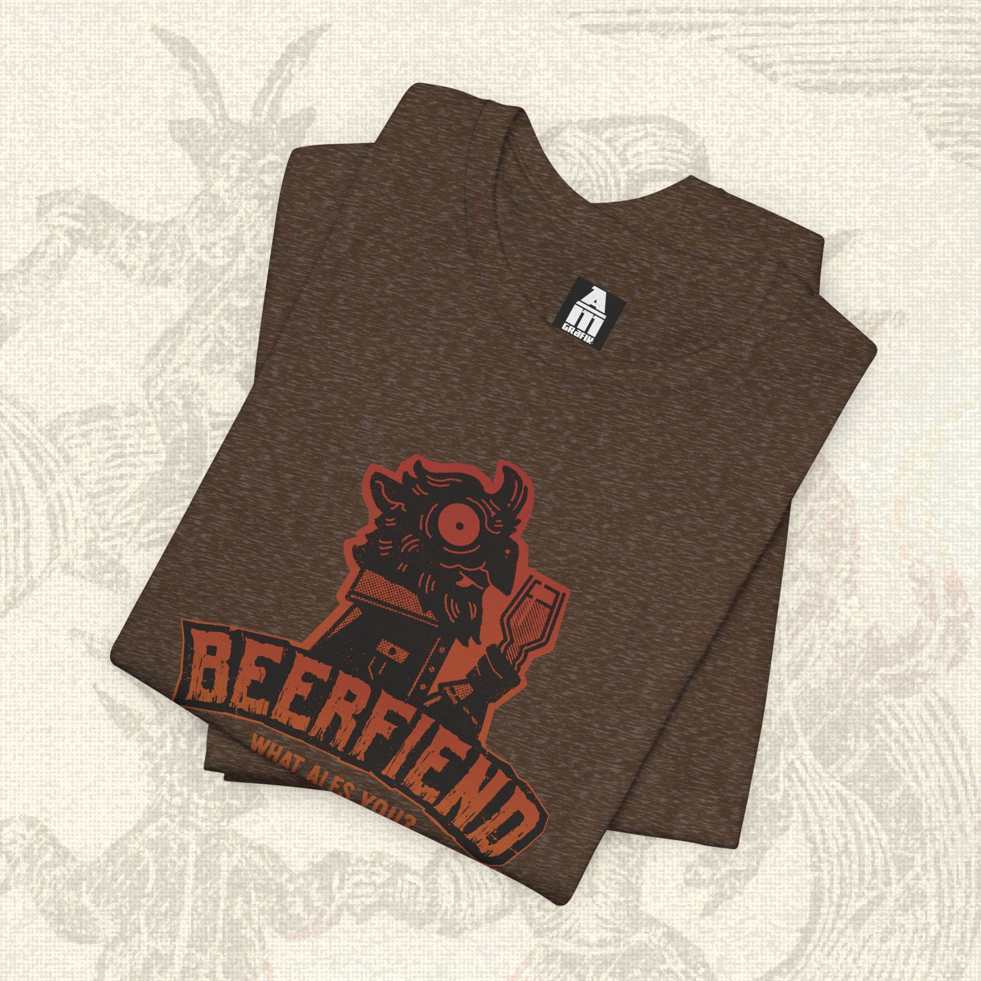 Beerfiend "What Ales You?" Demon Tee | Vintage pub style shirt