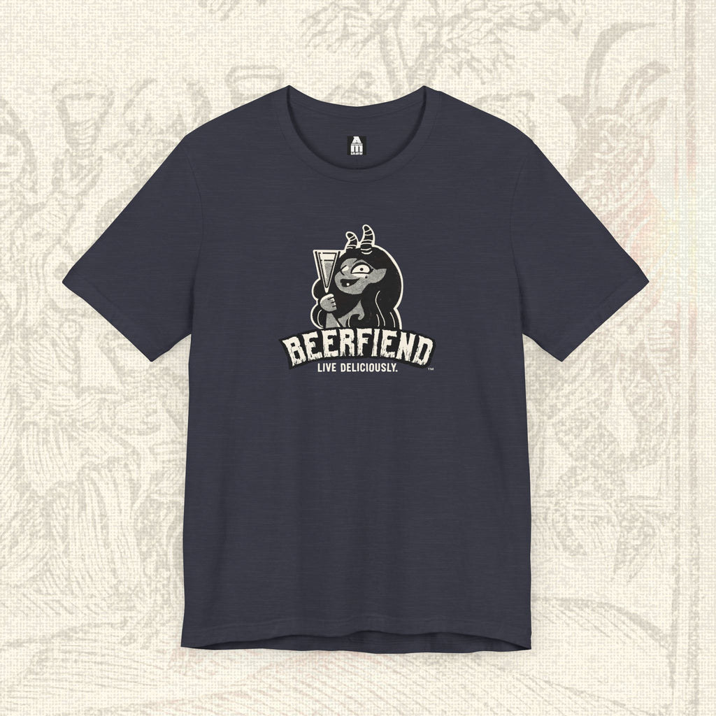 "Live Deliciously" Beerfiend Tee | Craft Beer graphic t-shirt