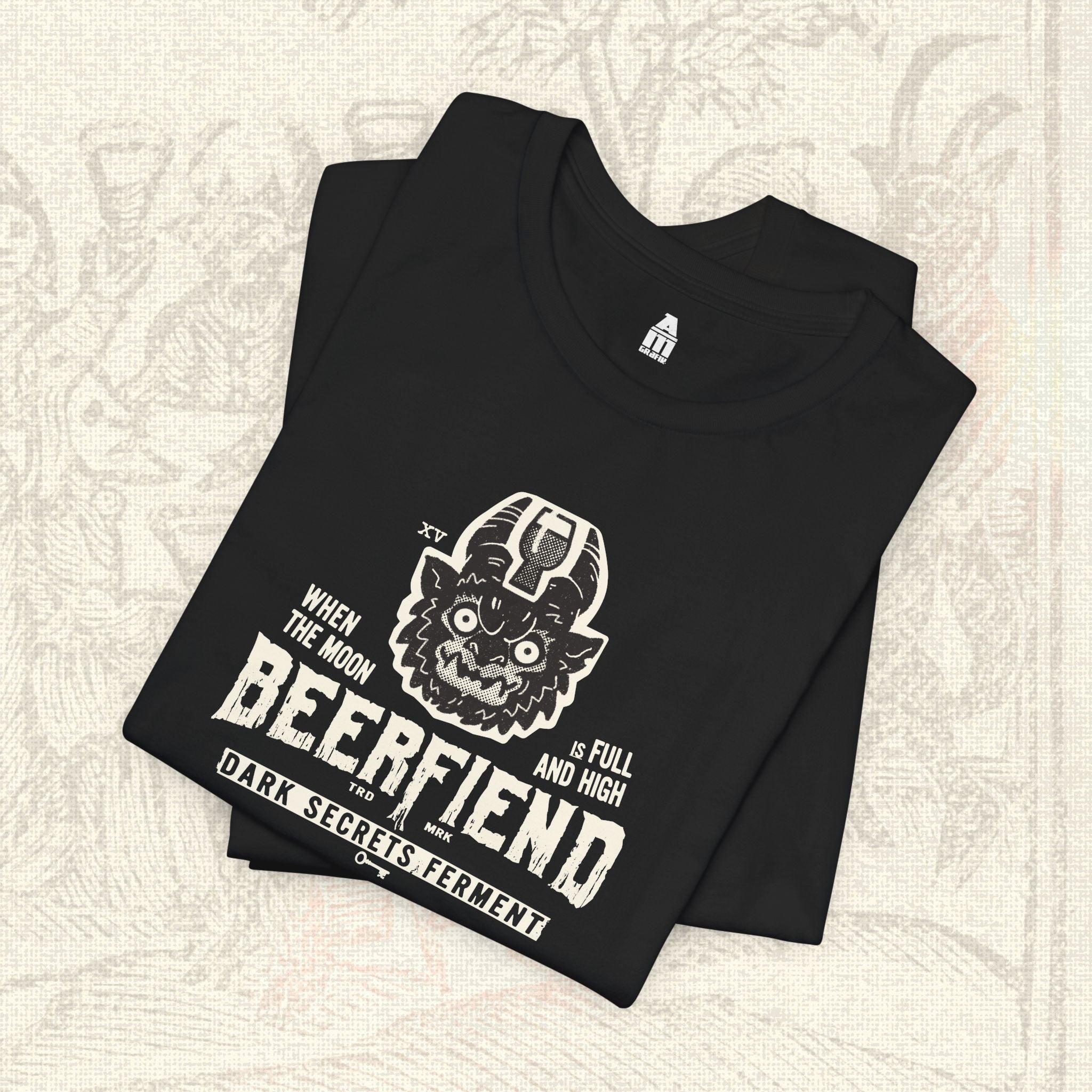 DEMON'S HEAD Beerfiend Tee | Dark Secrets Ferment shirt