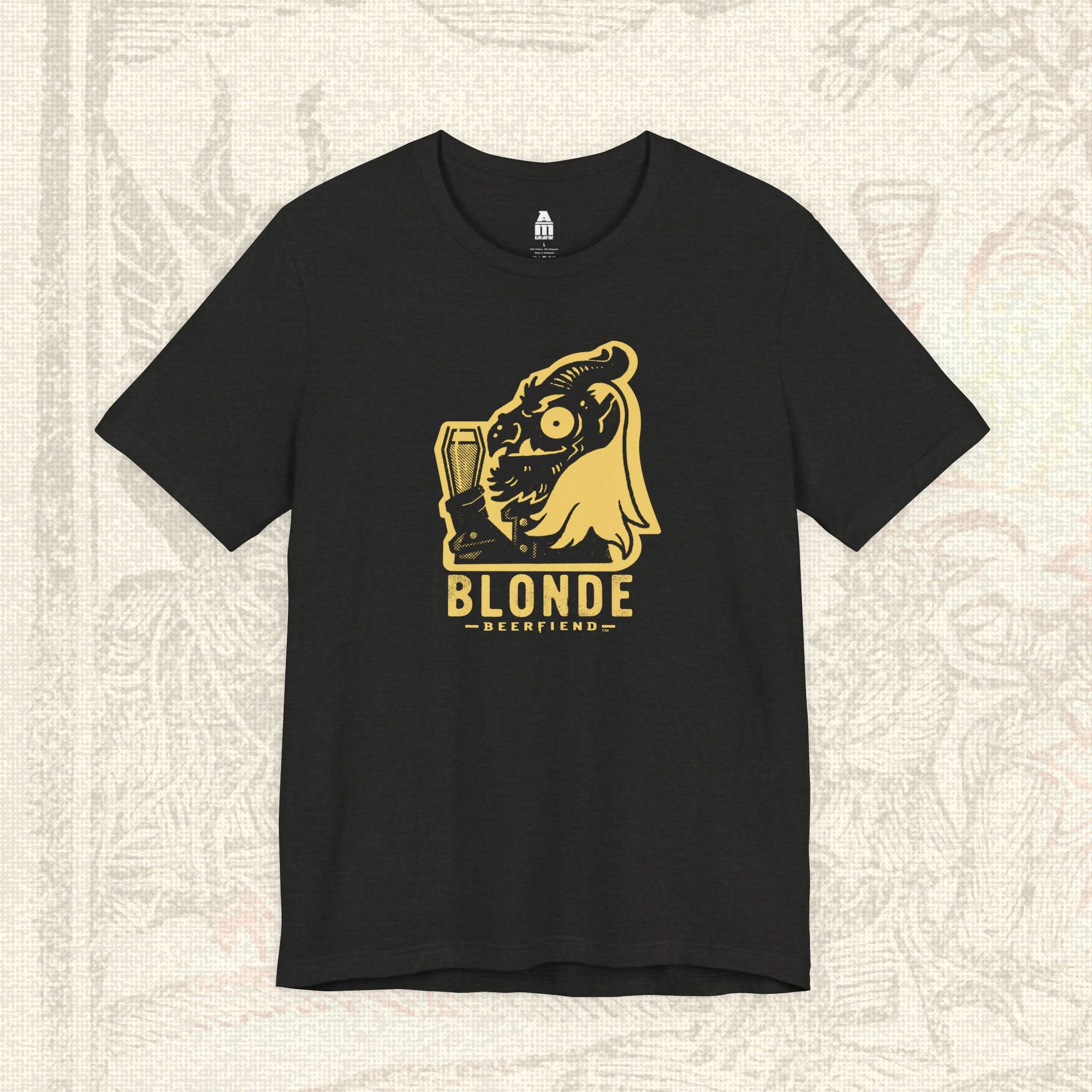 Beerfiend “Blonde” Tee | Retro Ale Lover Shirt