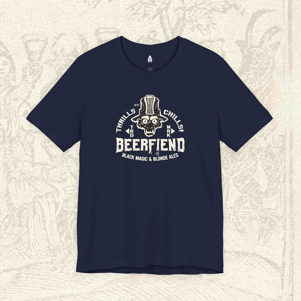DEMON'S HEAD Beerfiend Tee | Black & Blonde shirt