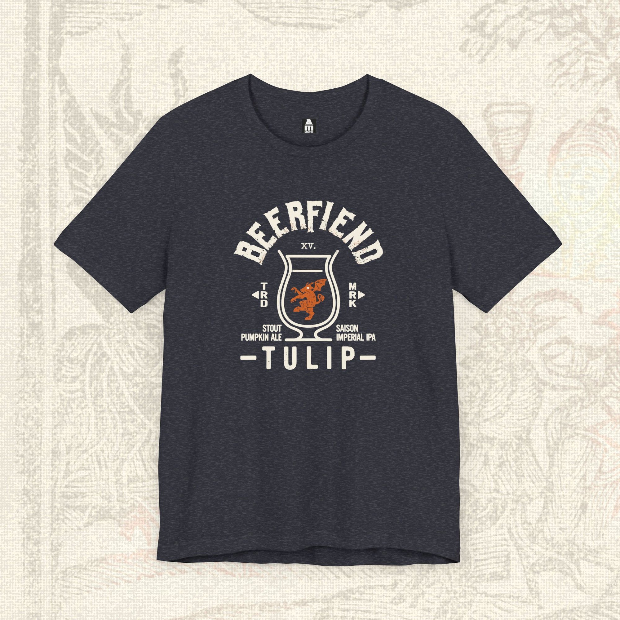 Beerfiend TULIP Glass Tee | Saison, Stout & Imperial IPA Shirt