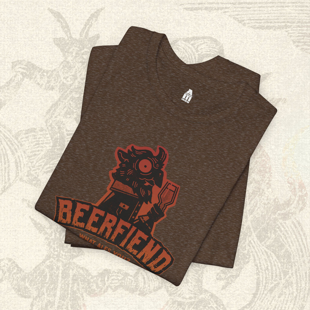 Beerfiend "What Ales You?" Demon Tee | Vintage pub style shirt