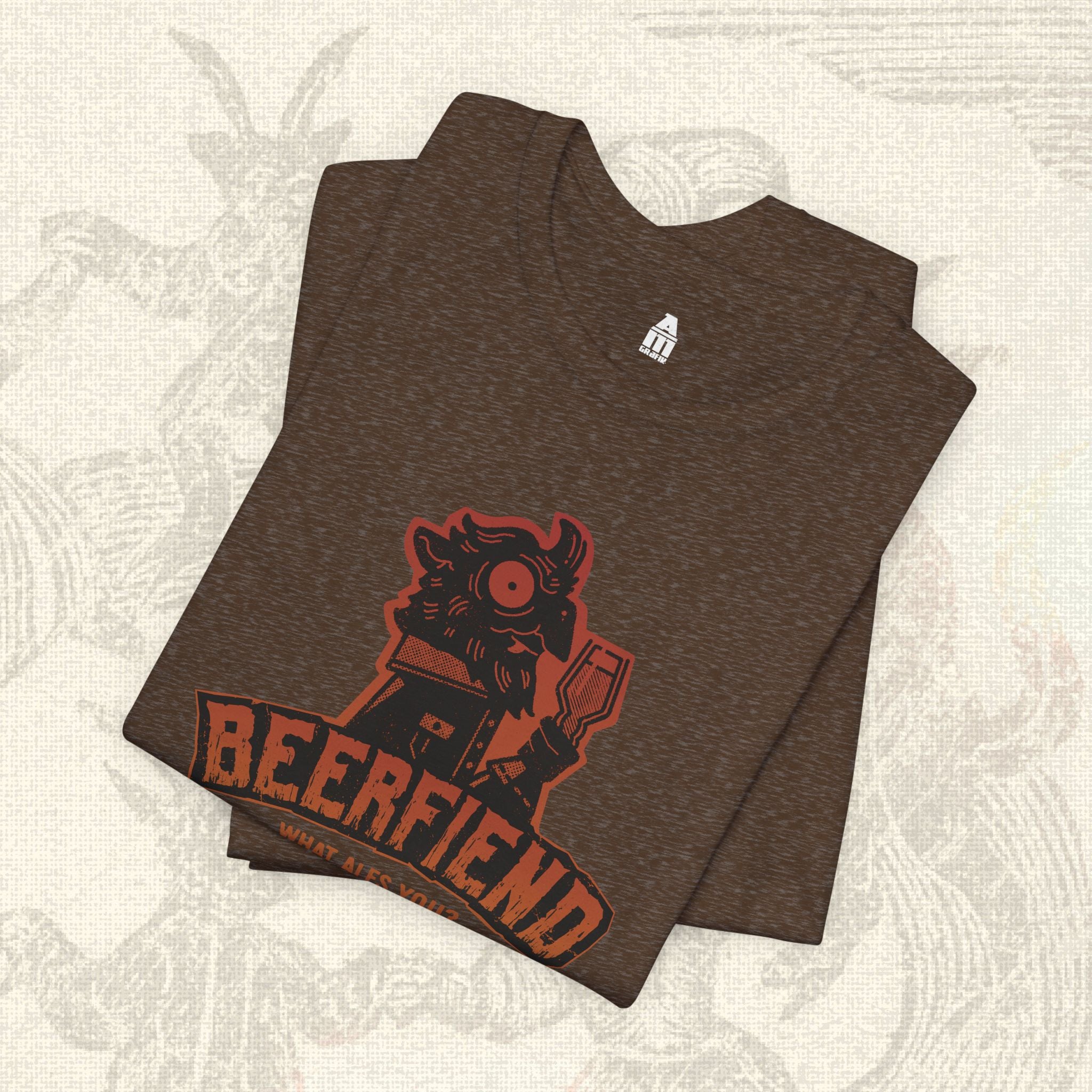 Beerfiend "What Ales You?" Demon Tee | Vintage pub style shirt