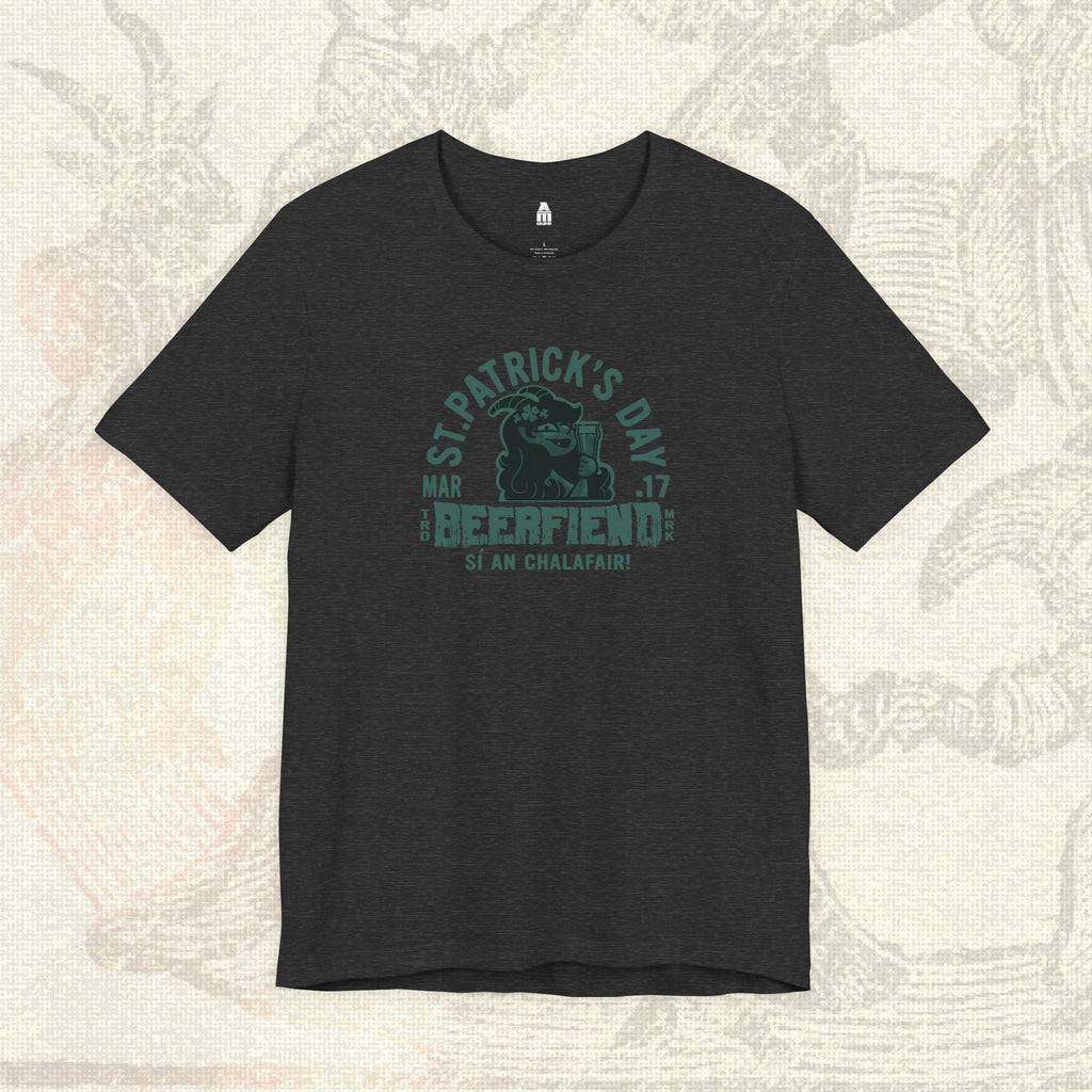 St.Patricks Beerfiend t-shirt | Irish Siren of the Cellar tee